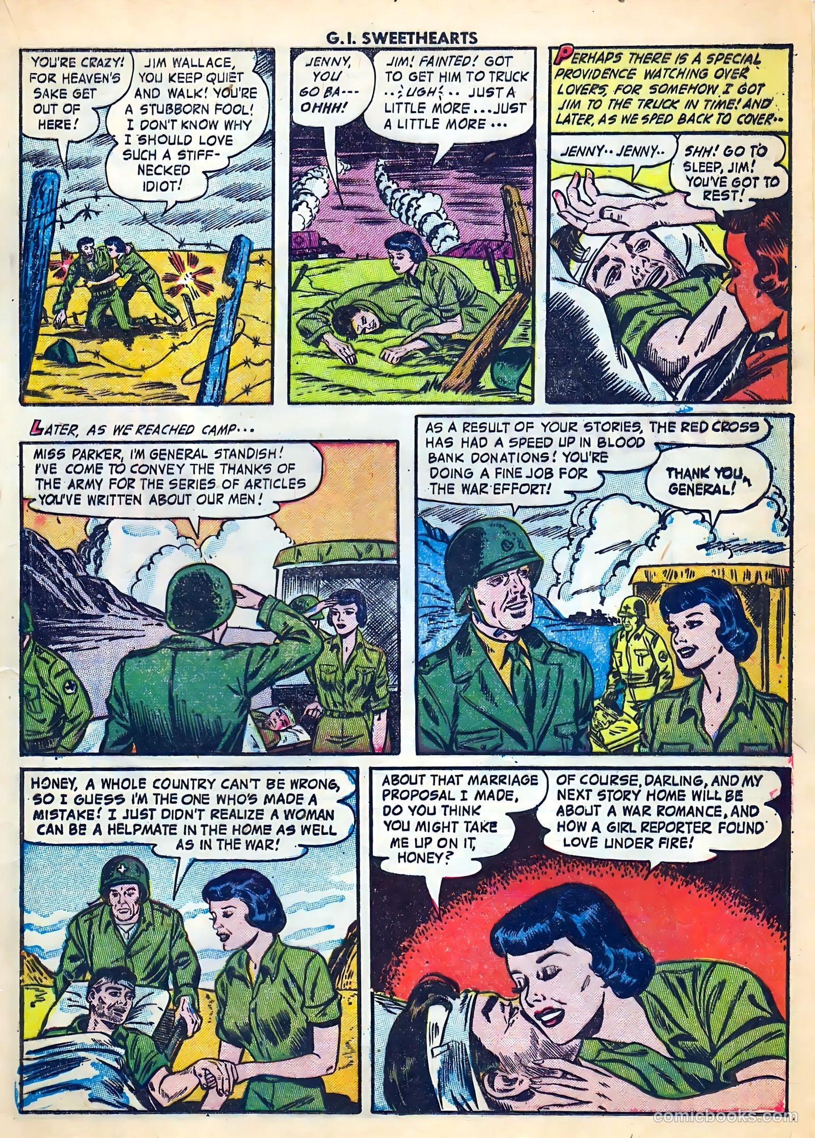 G.I. Sweethearts #32 (1953) — page 17 of 36