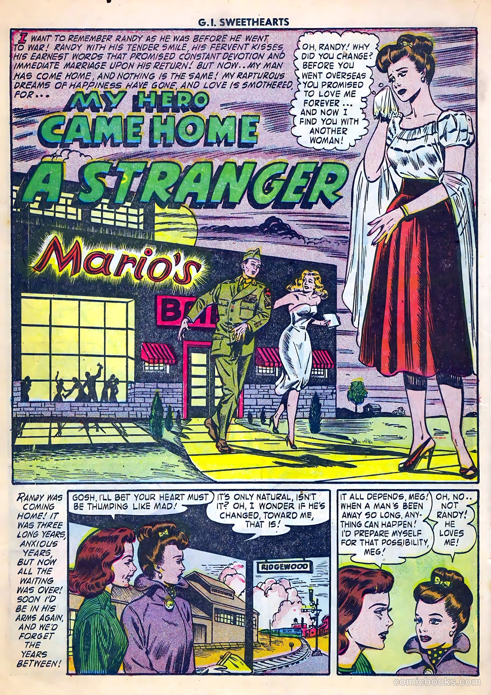 G.I. Sweethearts #32 (1953) — page 18 of 36