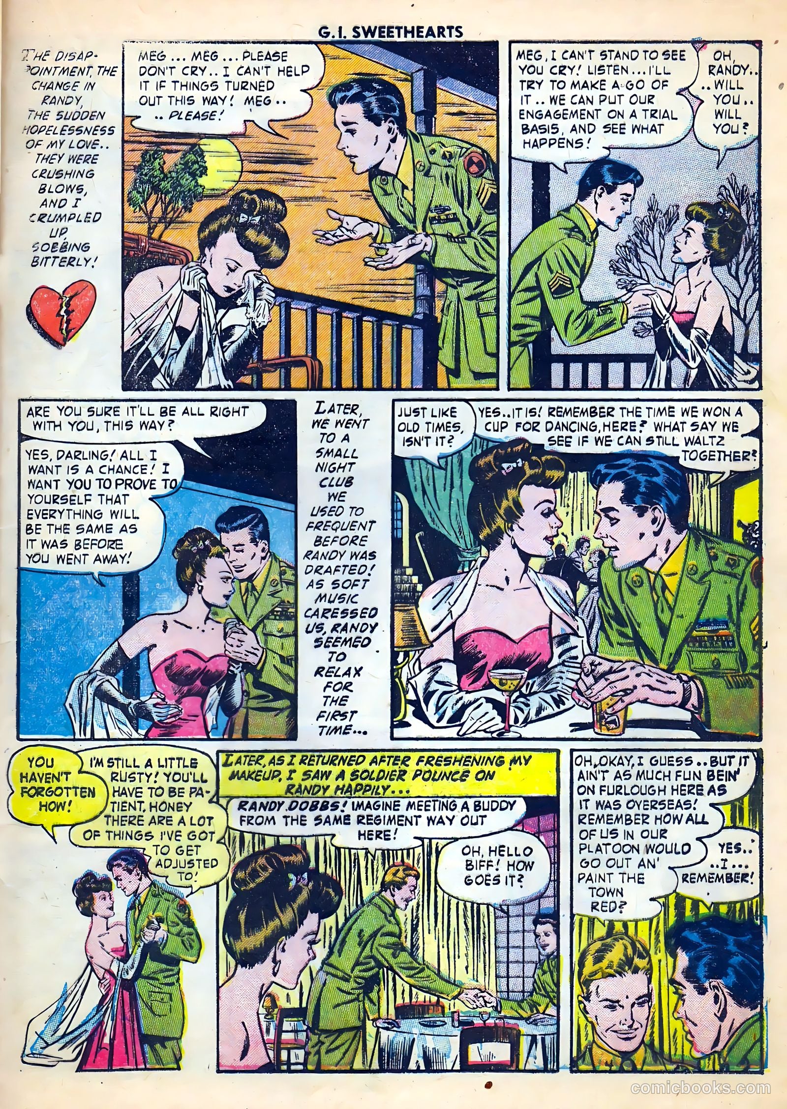 G.I. Sweethearts #32 (1953) — page 21 of 36