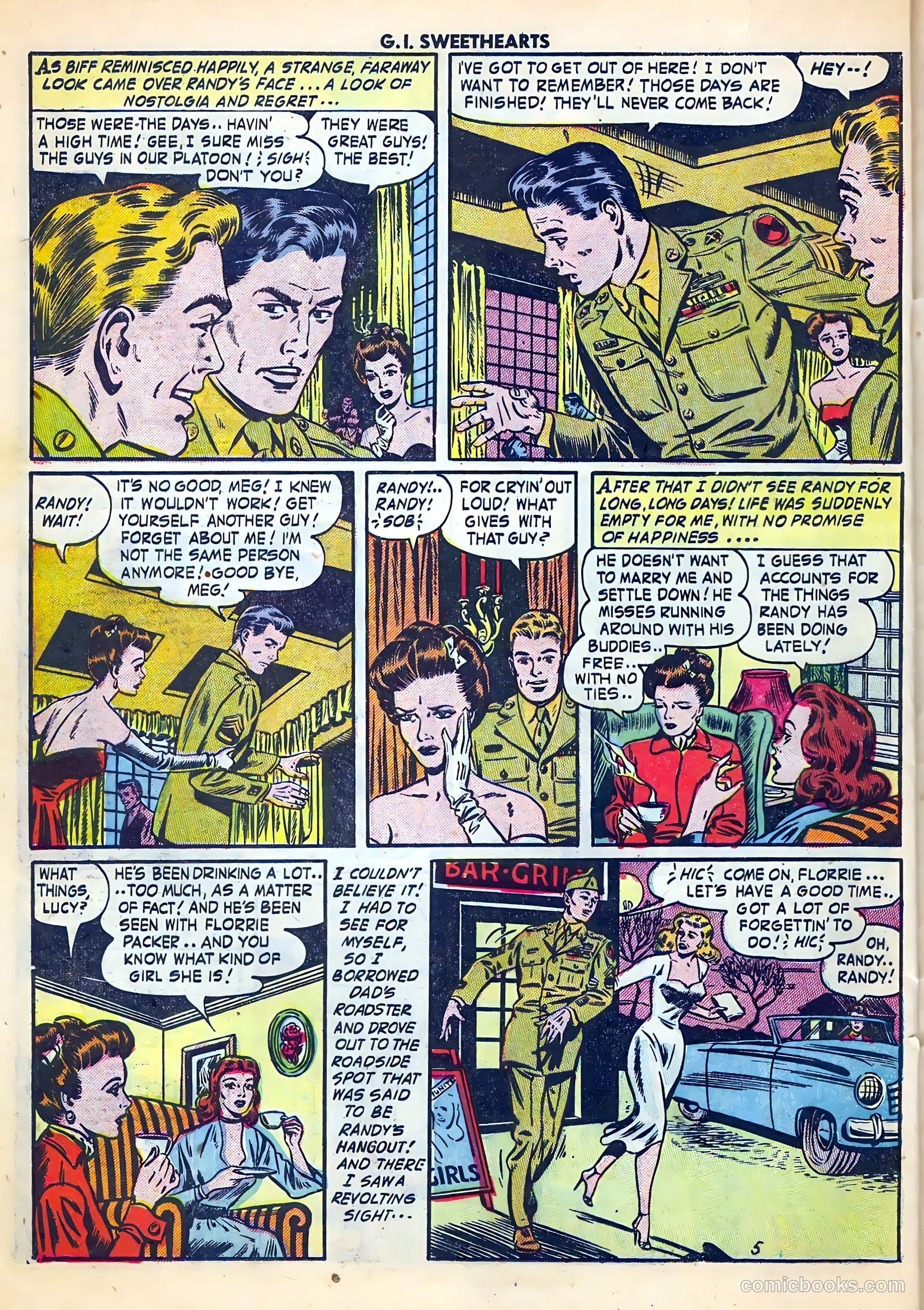 G.I. Sweethearts #32 (1953) — page 22 of 36