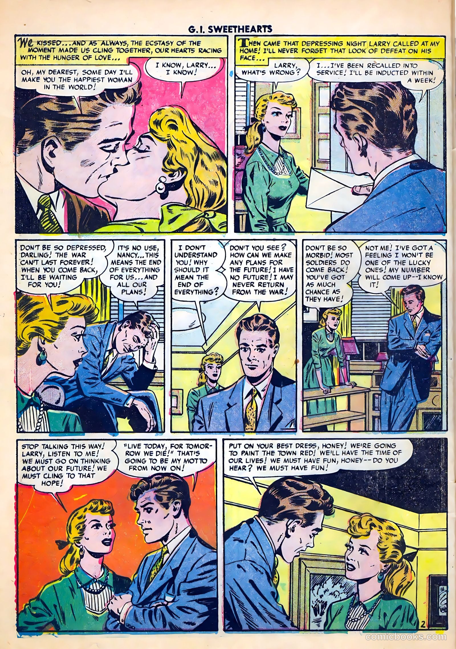 G.I. Sweethearts #32 (1953) — page 28 of 36