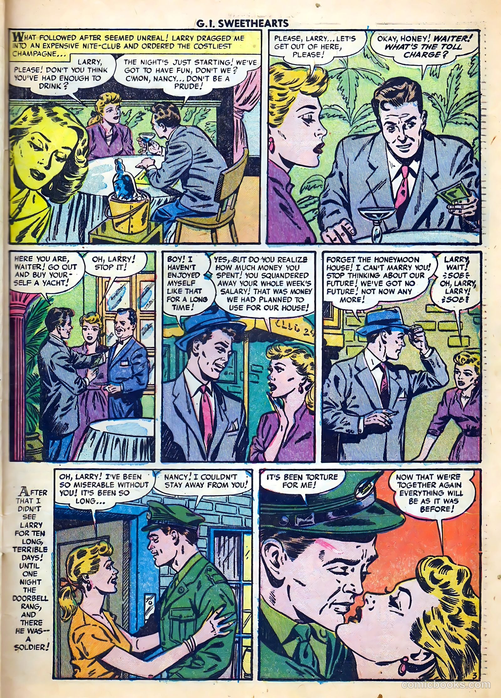 G.I. Sweethearts #32 (1953) — page 29 of 36