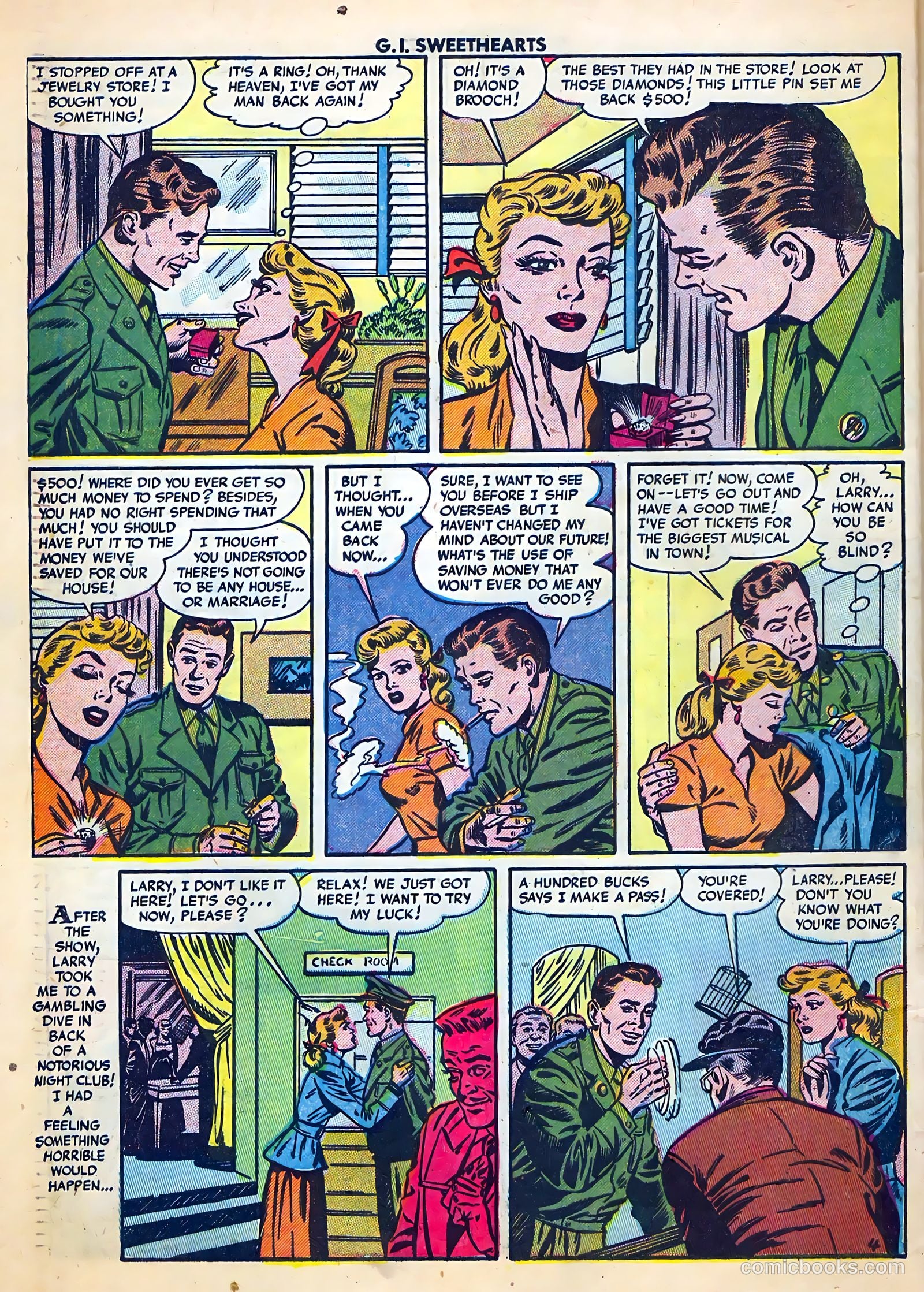 G.I. Sweethearts #32 (1953) — page 30 of 36