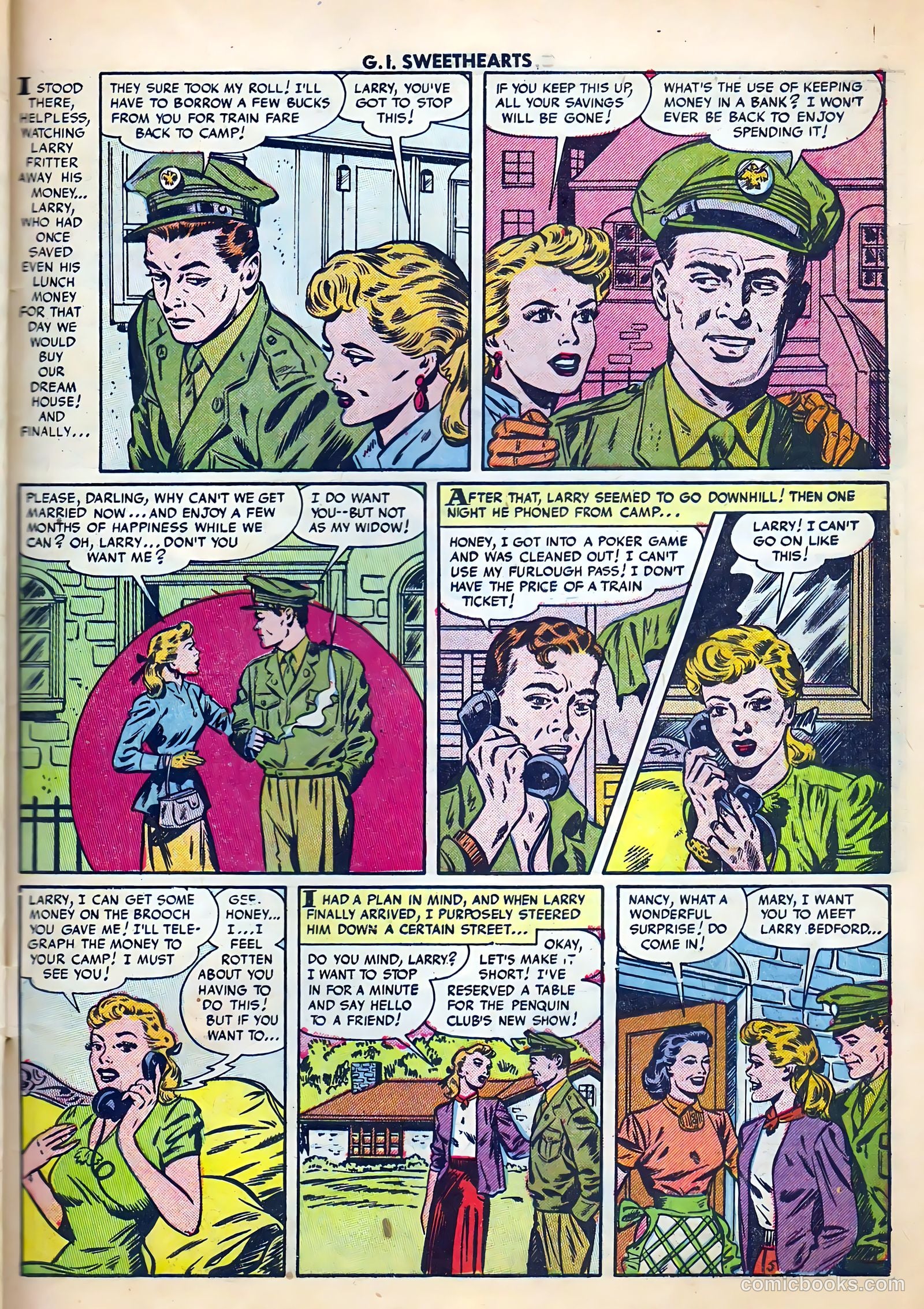 G.I. Sweethearts #32 (1953) — page 31 of 36