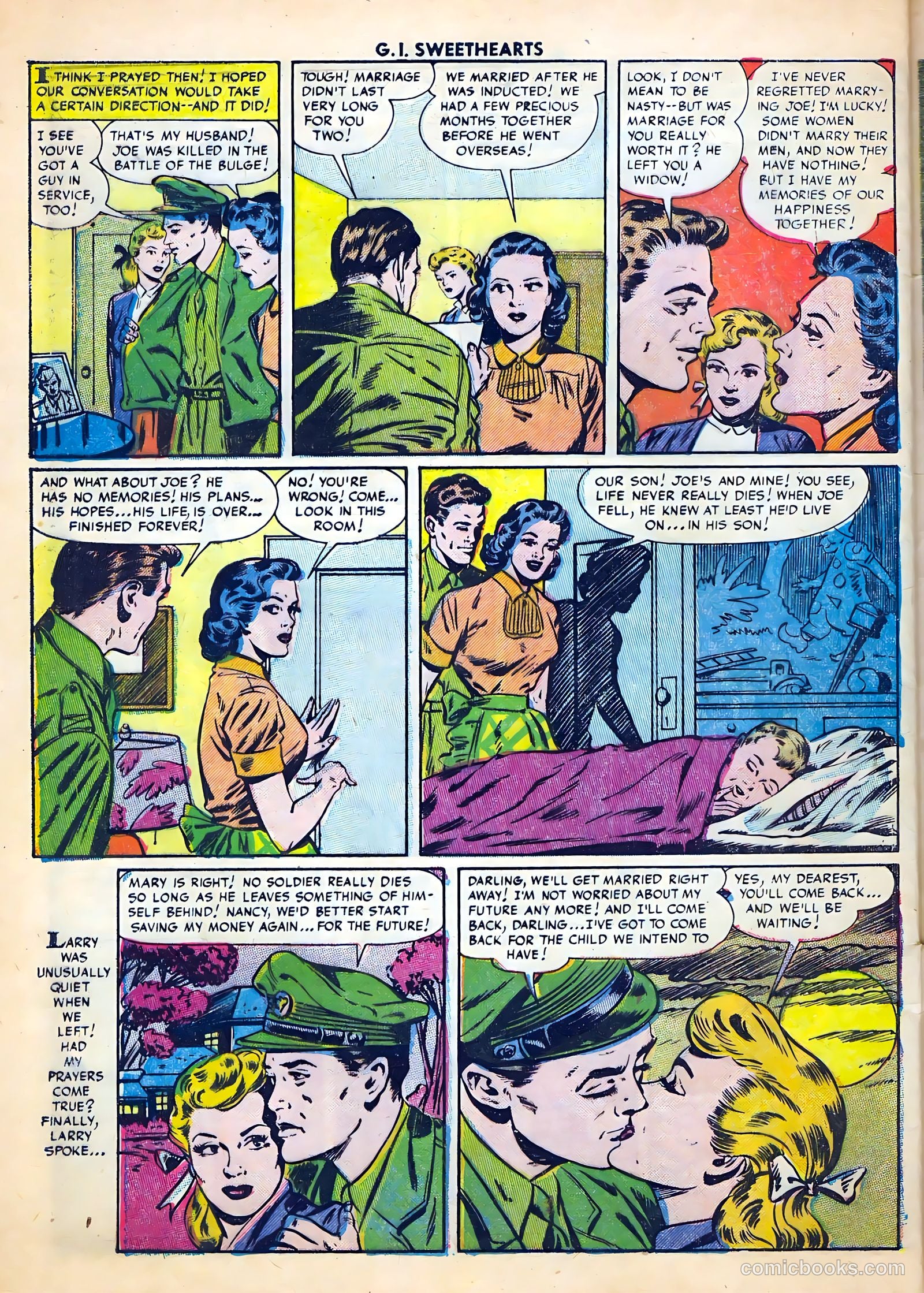 G.I. Sweethearts #32 (1953) — page 32 of 36