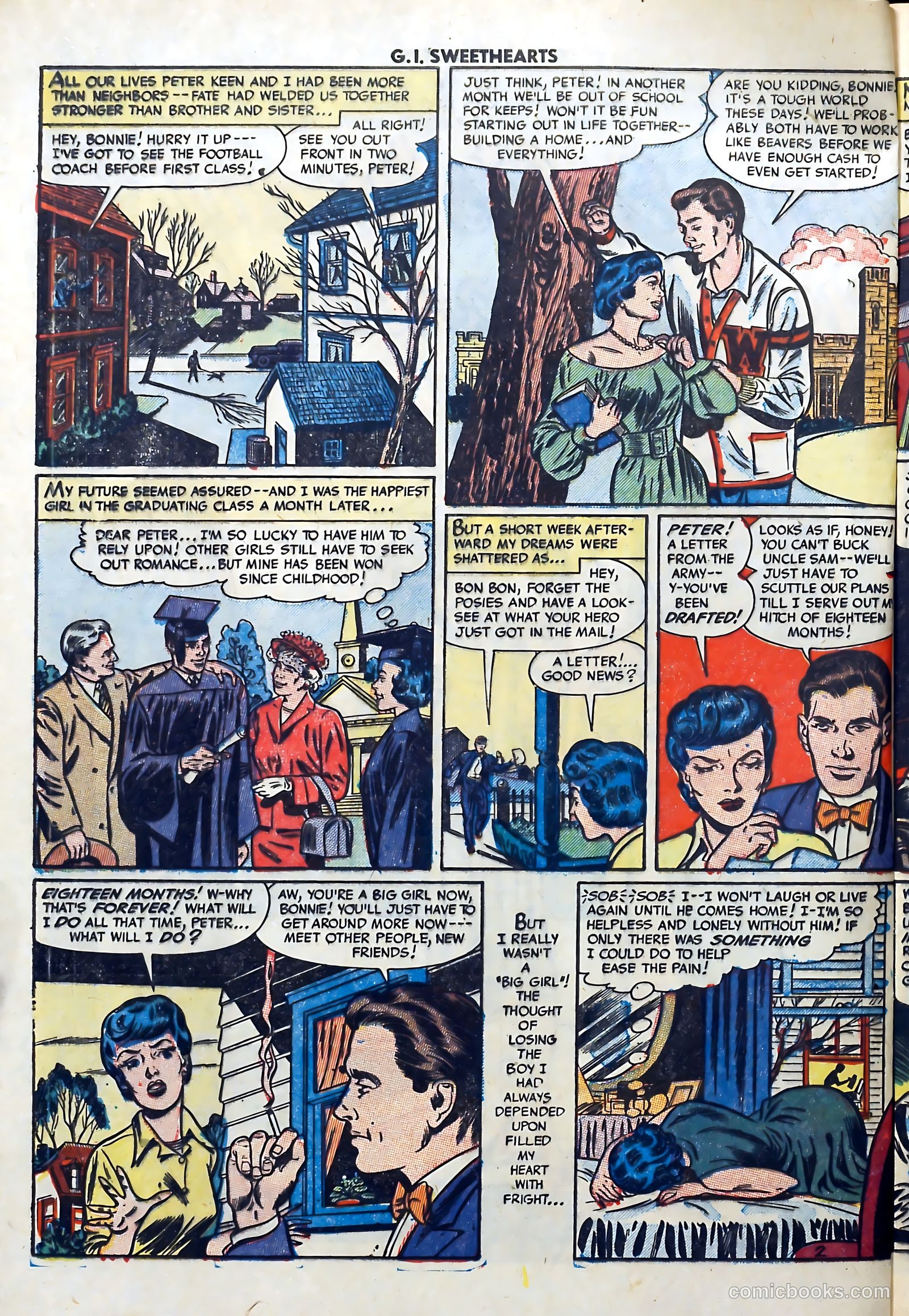 G.I. Sweethearts #33 (1953) — page 4 of 36