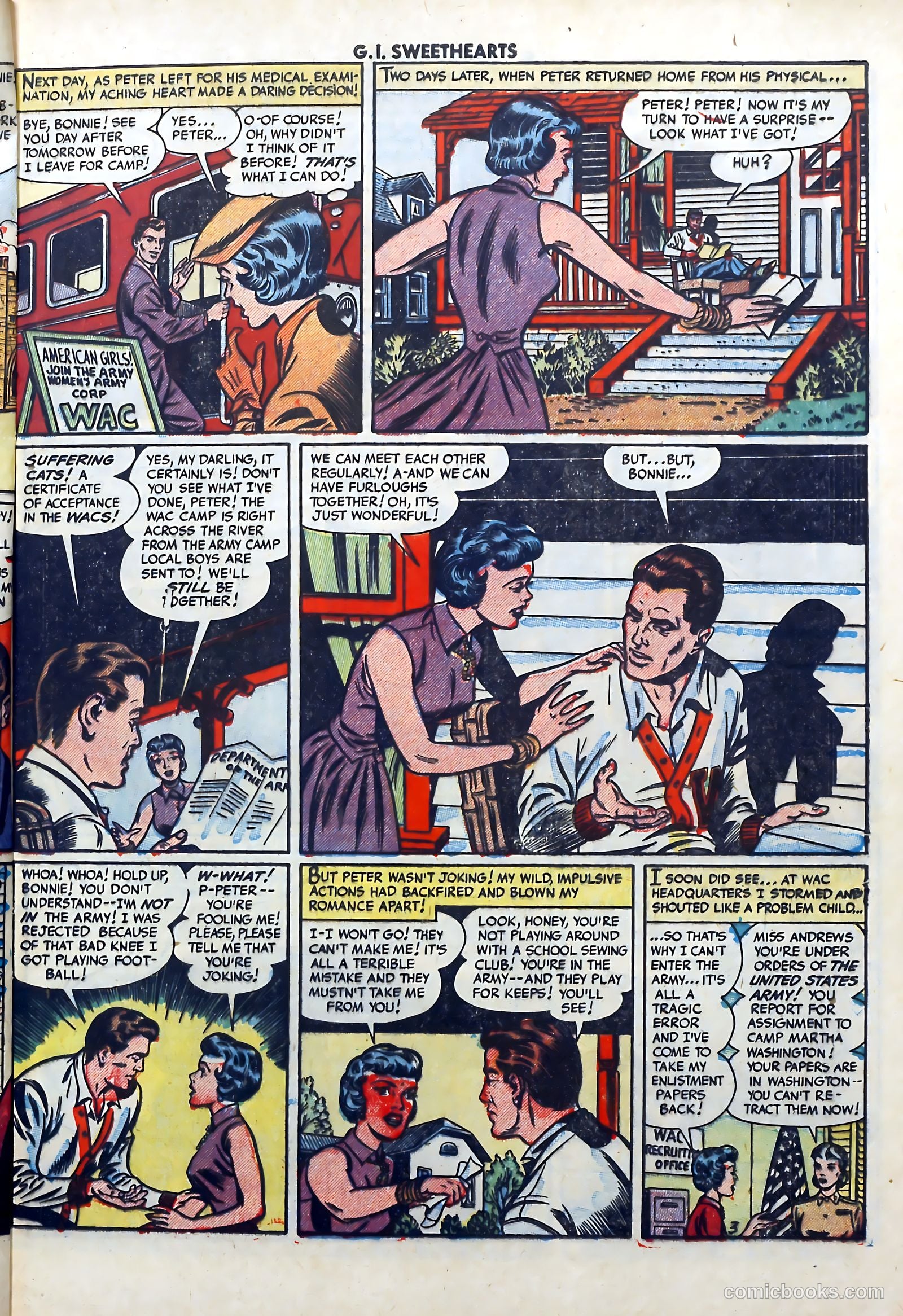 G.I. Sweethearts #33 (1953) — page 5 of 36