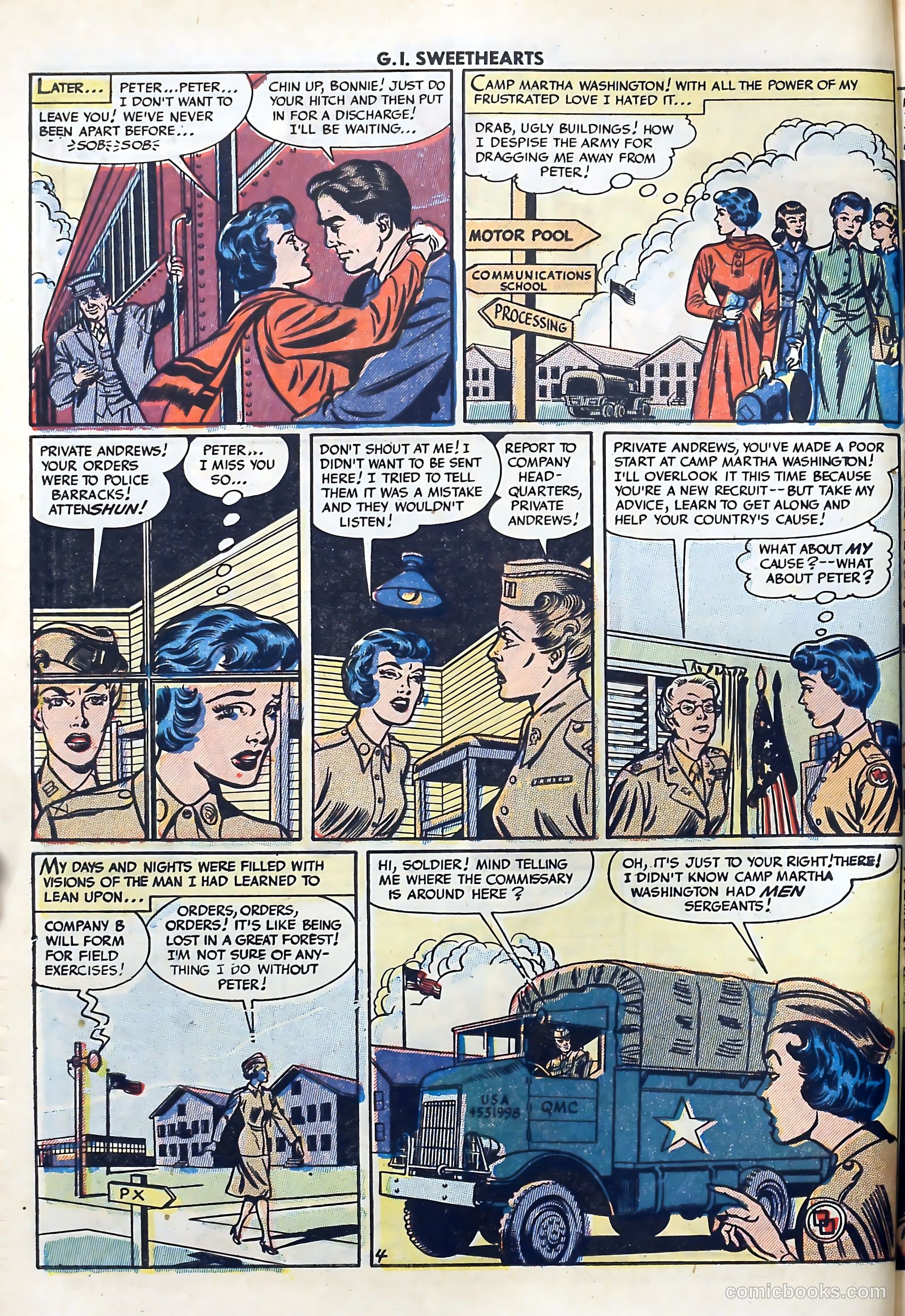 G.I. Sweethearts #33 (1953) — page 6 of 36