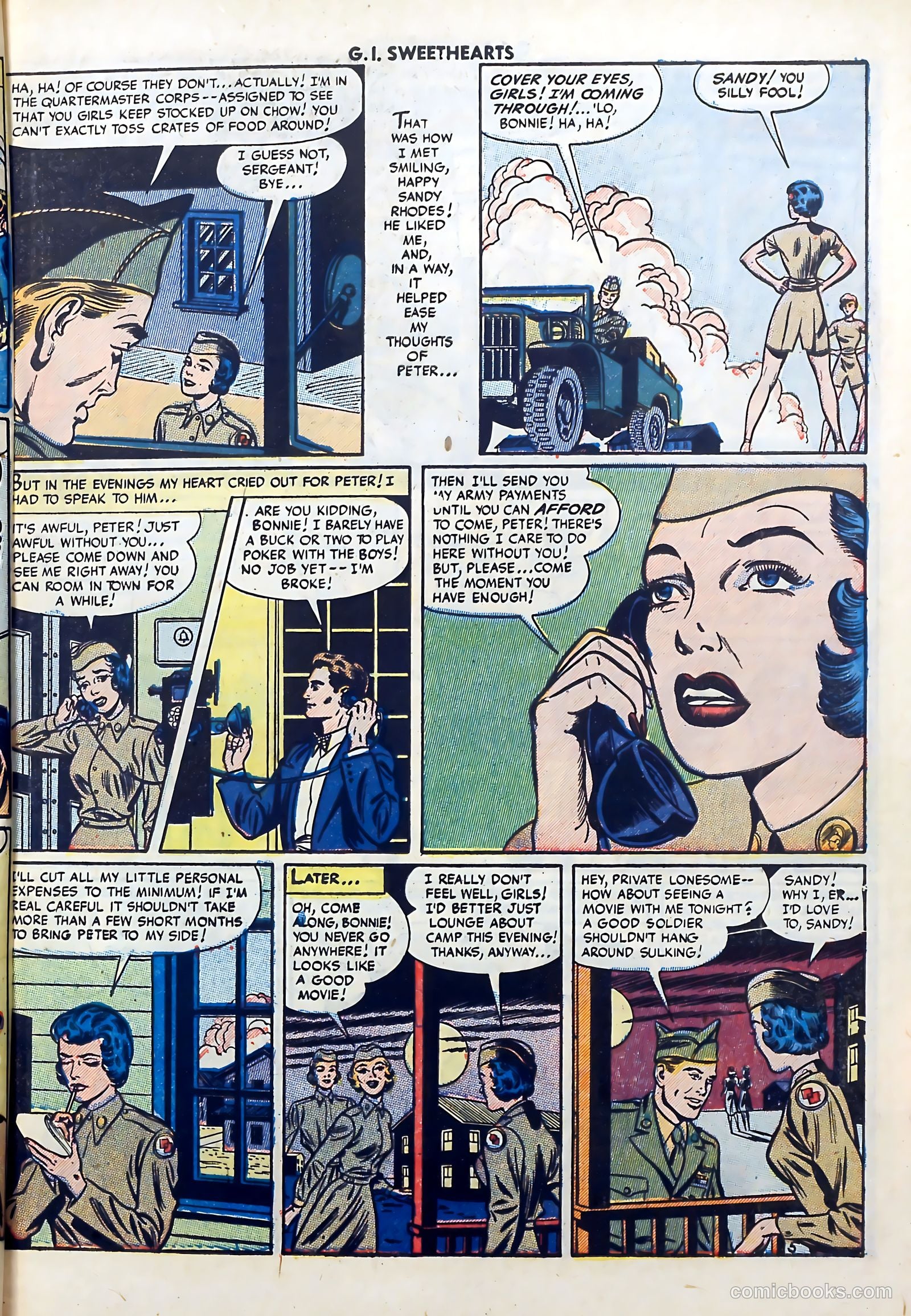 G.I. Sweethearts #33 (1953) — page 7 of 36