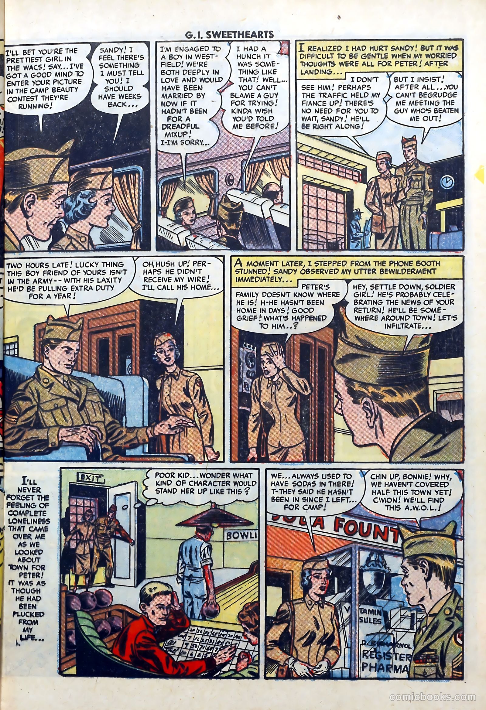 G.I. Sweethearts #33 (1953) — page 9 of 36