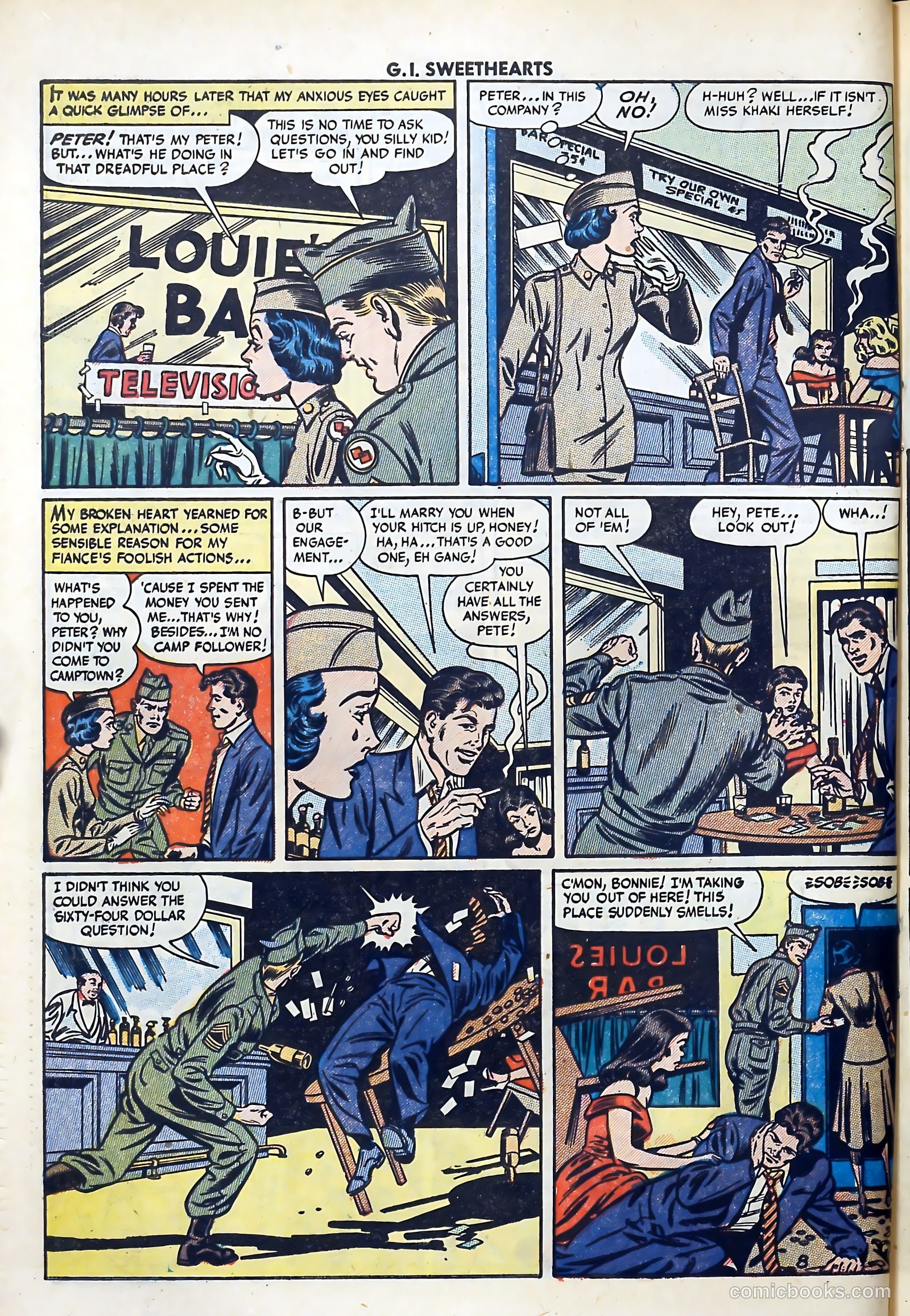 G.I. Sweethearts #33 (1953) — page 10 of 36