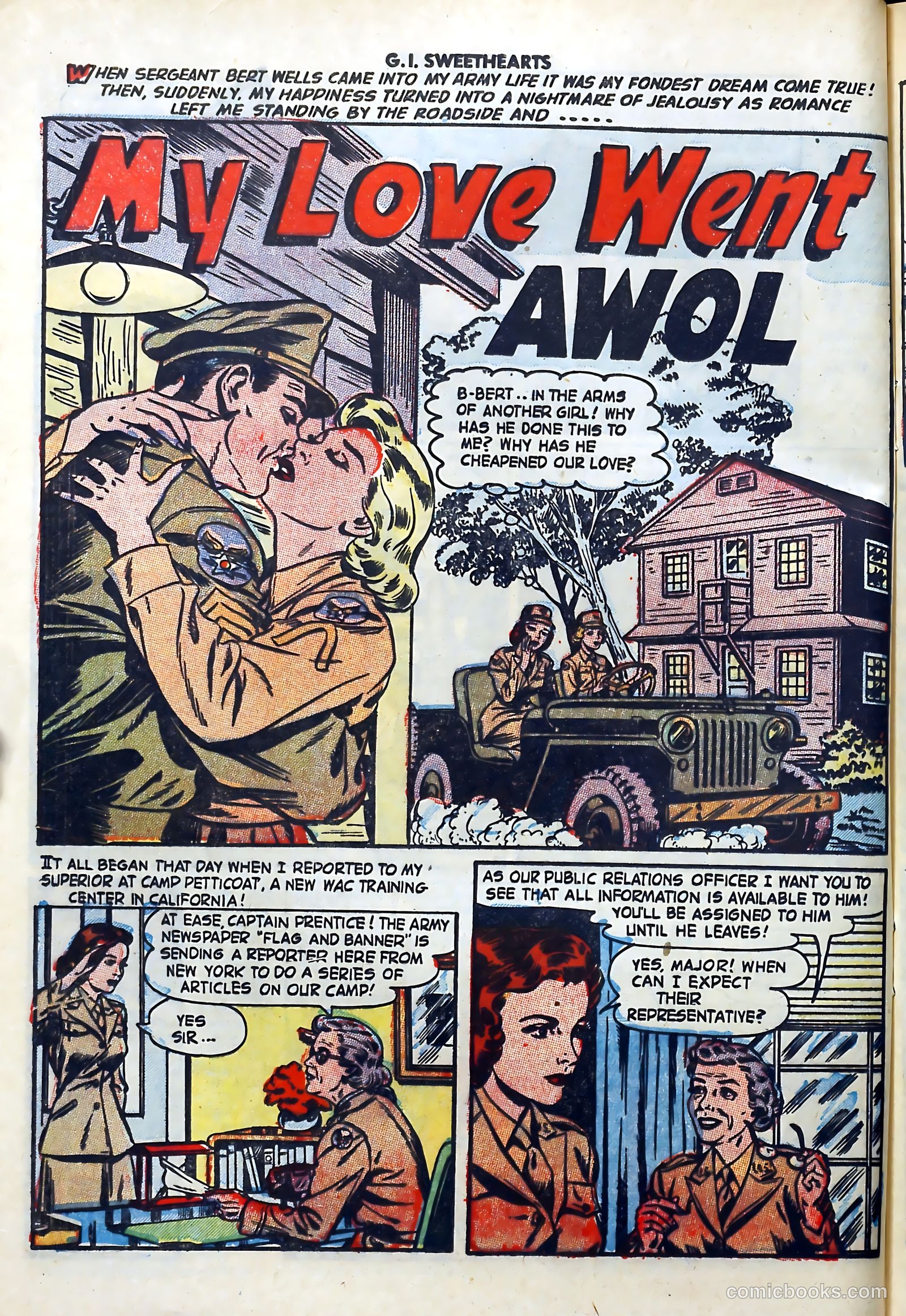 G.I. Sweethearts #33 (1953) — page 12 of 36