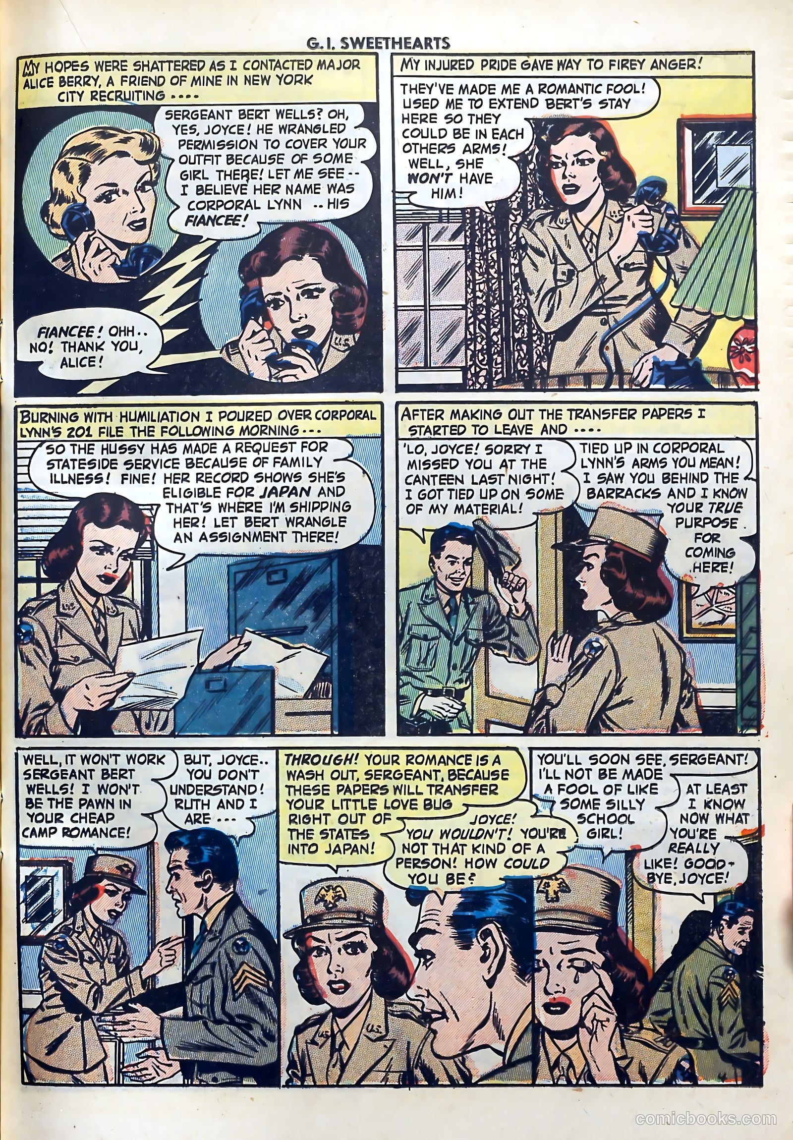 G.I. Sweethearts #33 (1953) — page 15 of 36