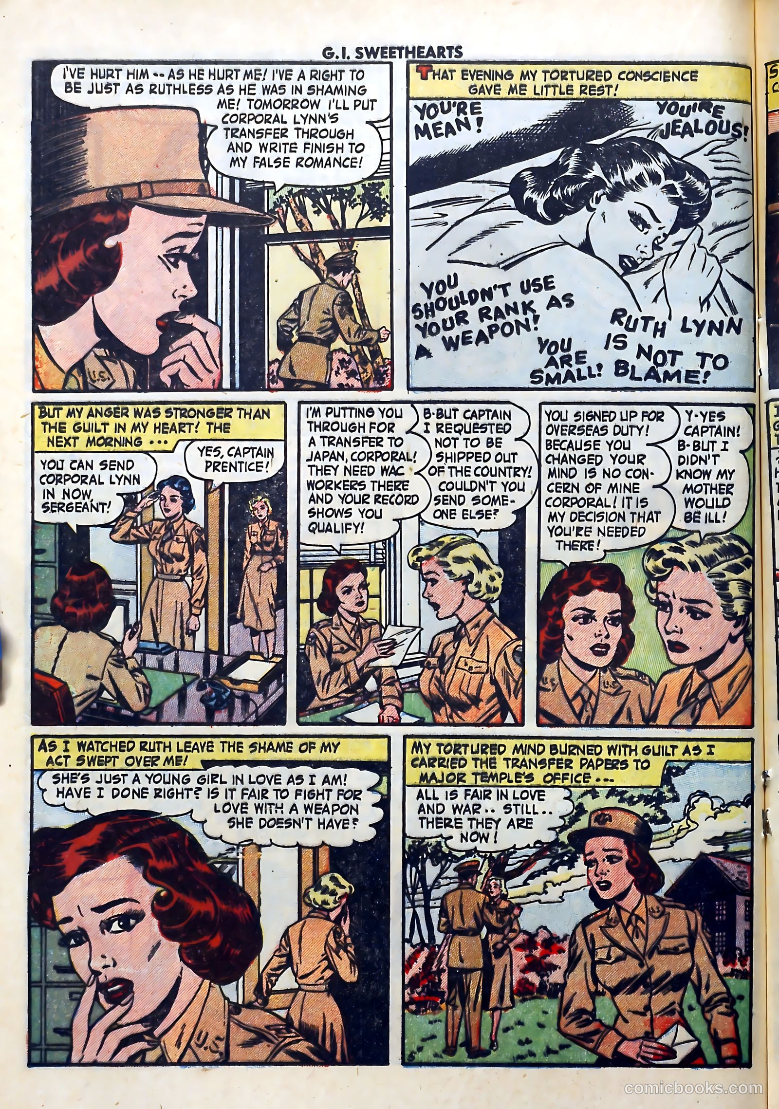 G.I. Sweethearts #33 (1953) — page 16 of 36