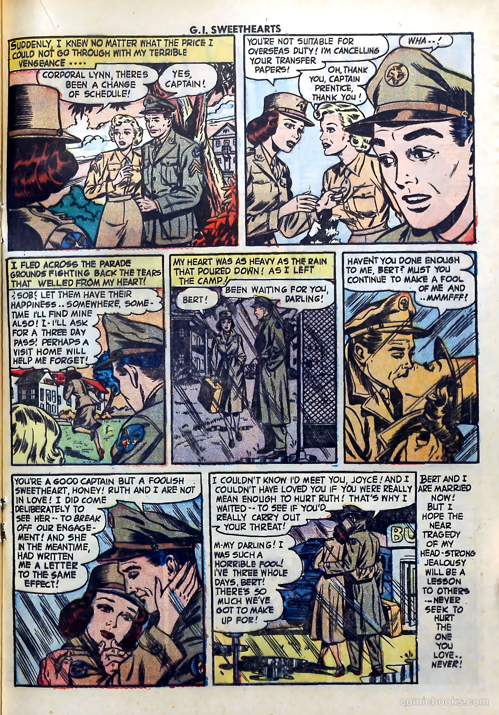 G.I. Sweethearts #33 (1953) — page 17 of 36