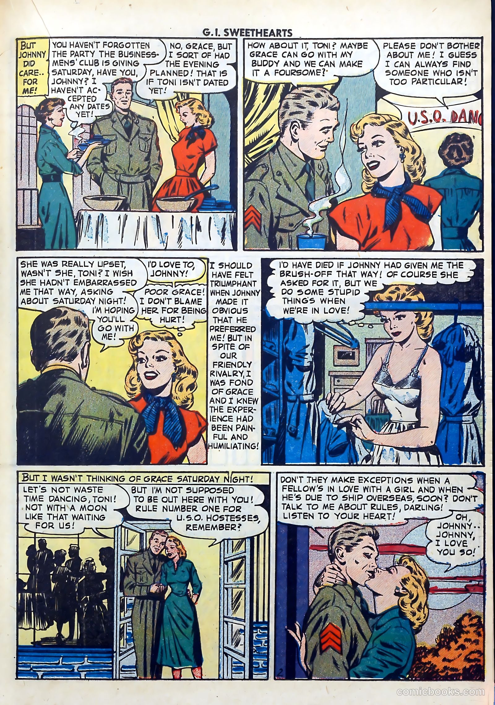G.I. Sweethearts #33 (1953) — page 19 of 36