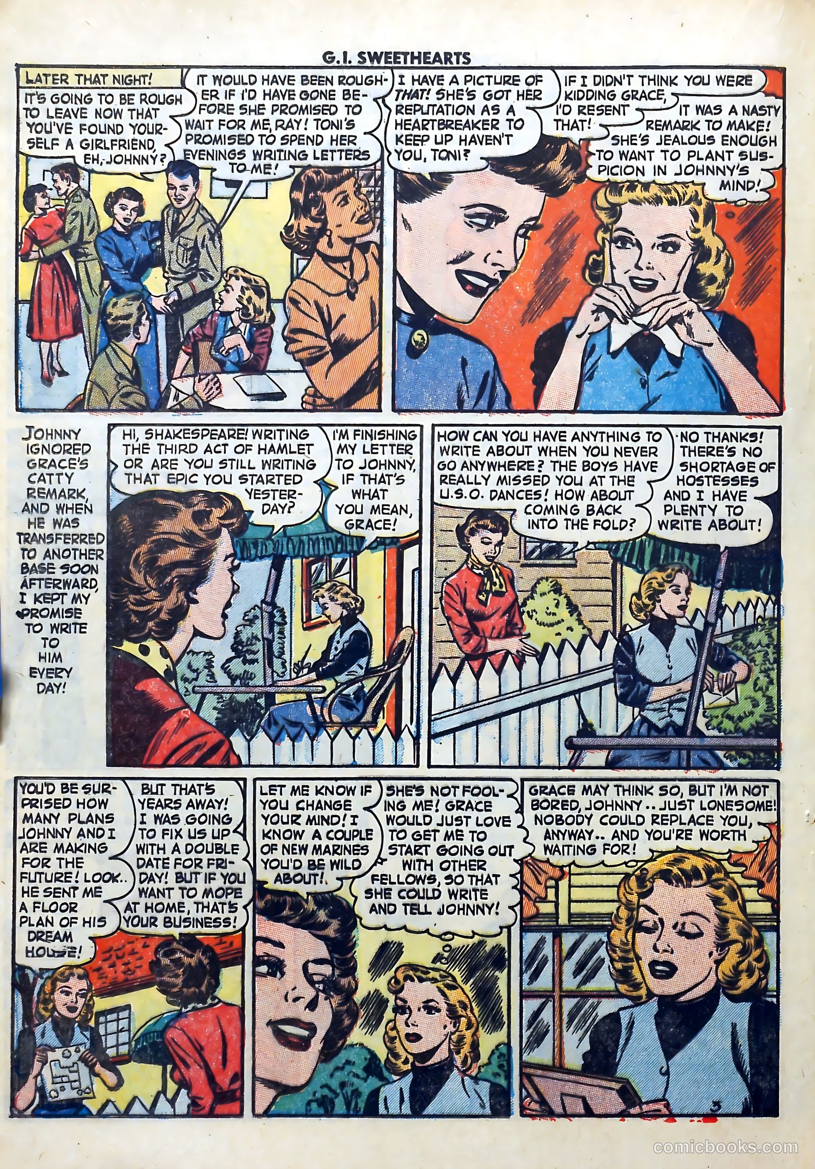 G.I. Sweethearts #33 (1953) — page 20 of 36