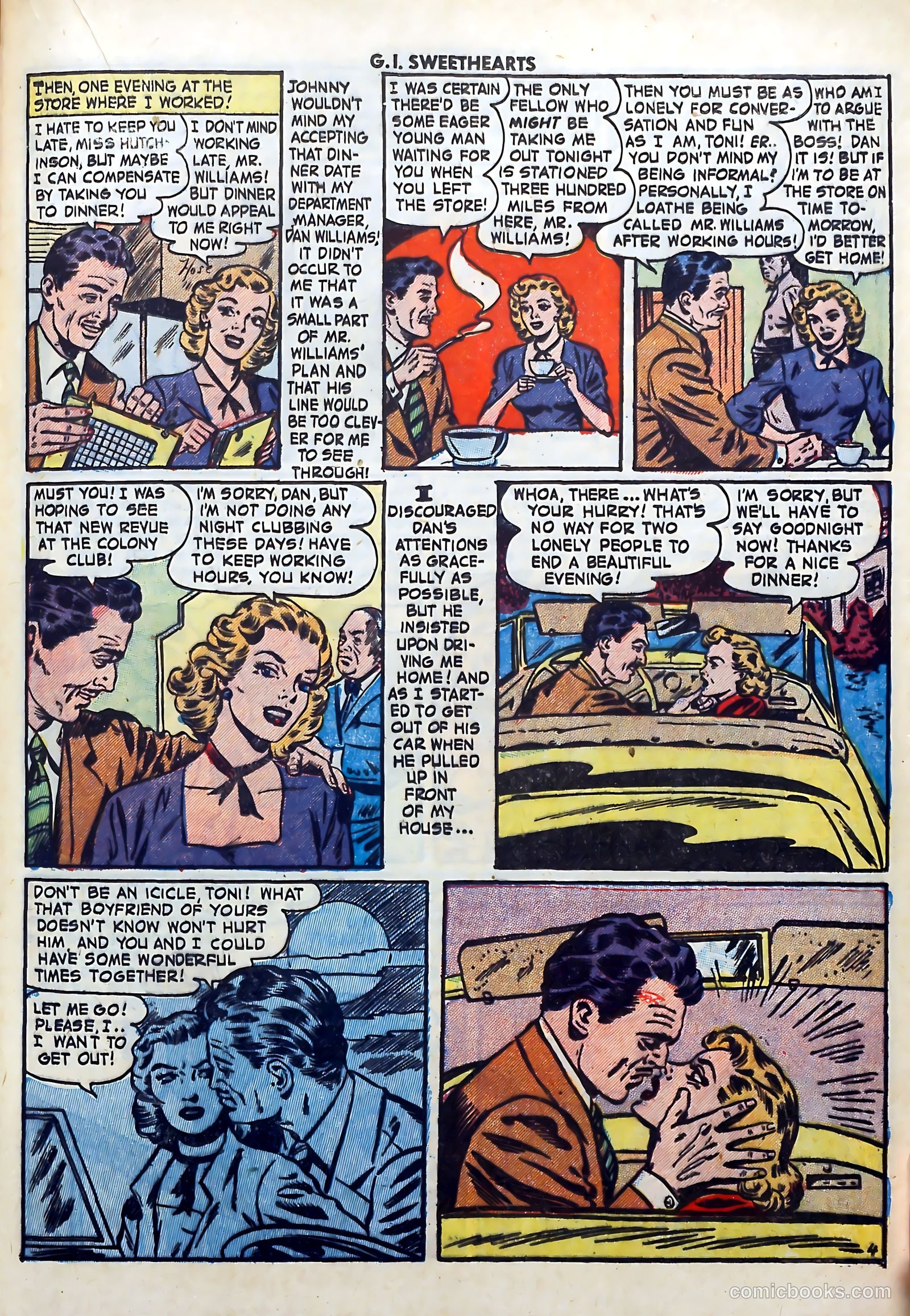 G.I. Sweethearts #33 (1953) — page 21 of 36