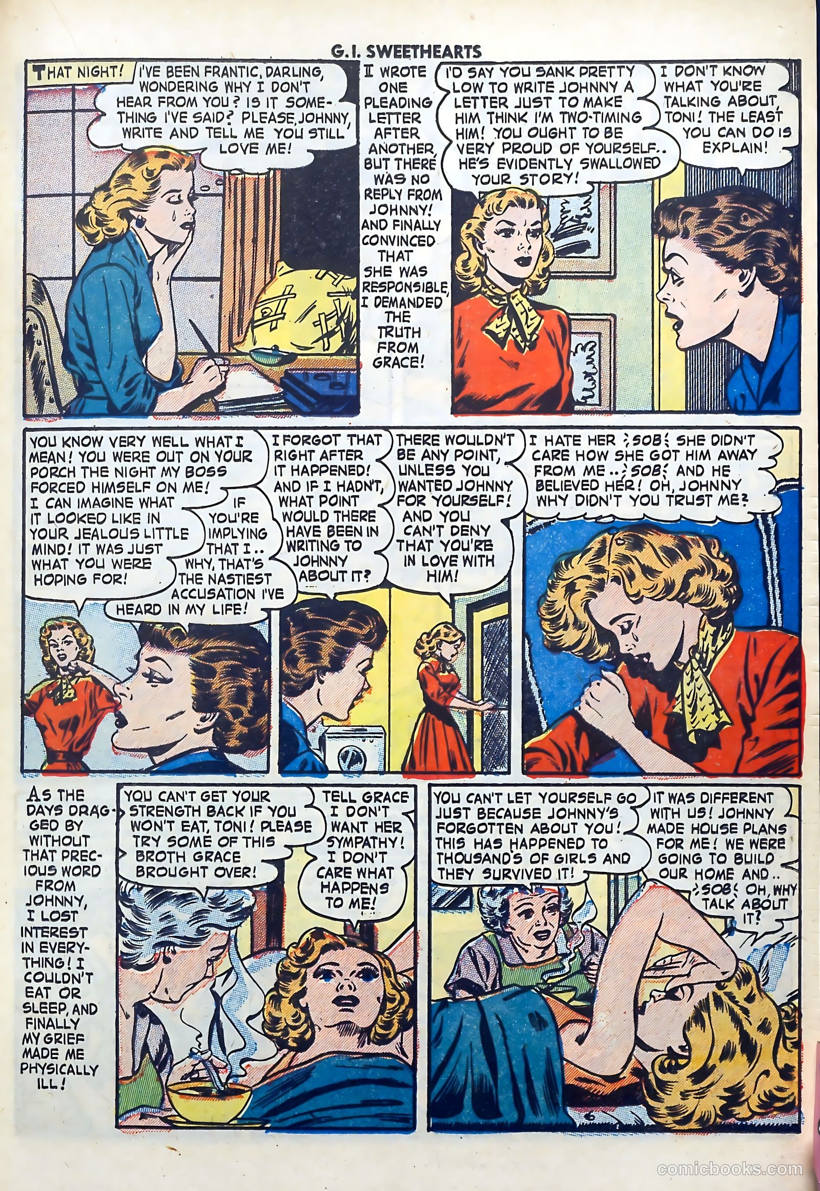 G.I. Sweethearts #33 (1953) — page 23 of 36