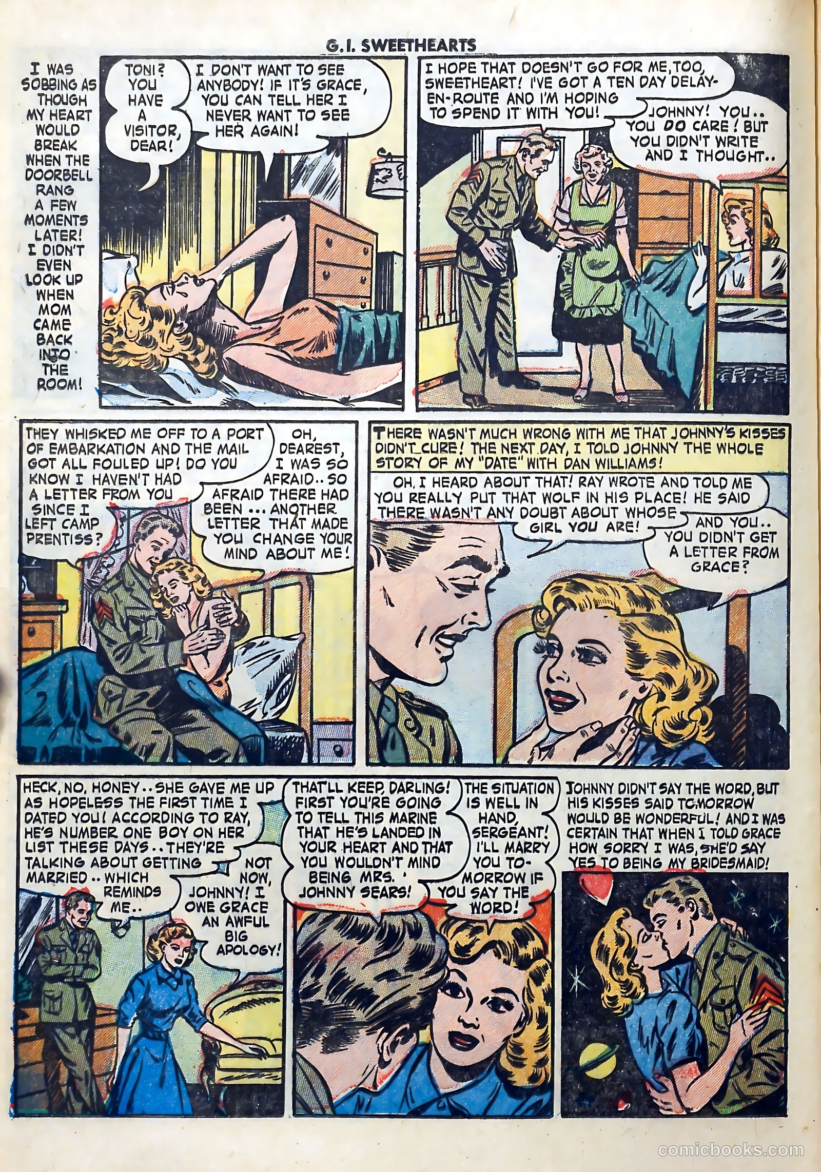 G.I. Sweethearts #33 (1953) — page 24 of 36