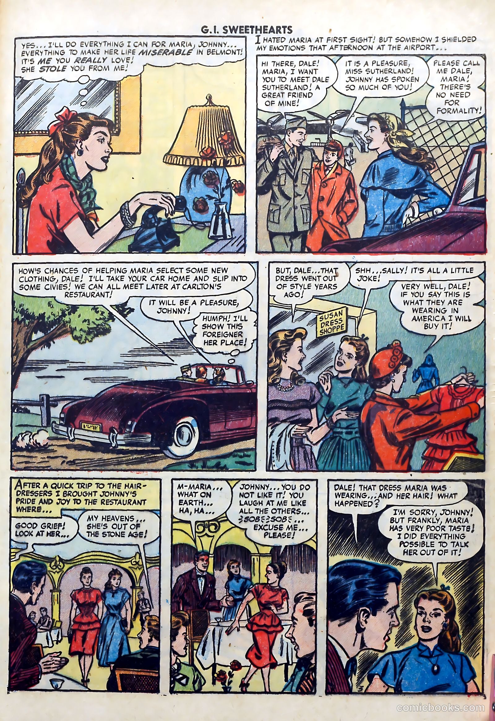 G.I. Sweethearts #33 (1953) — page 29 of 36