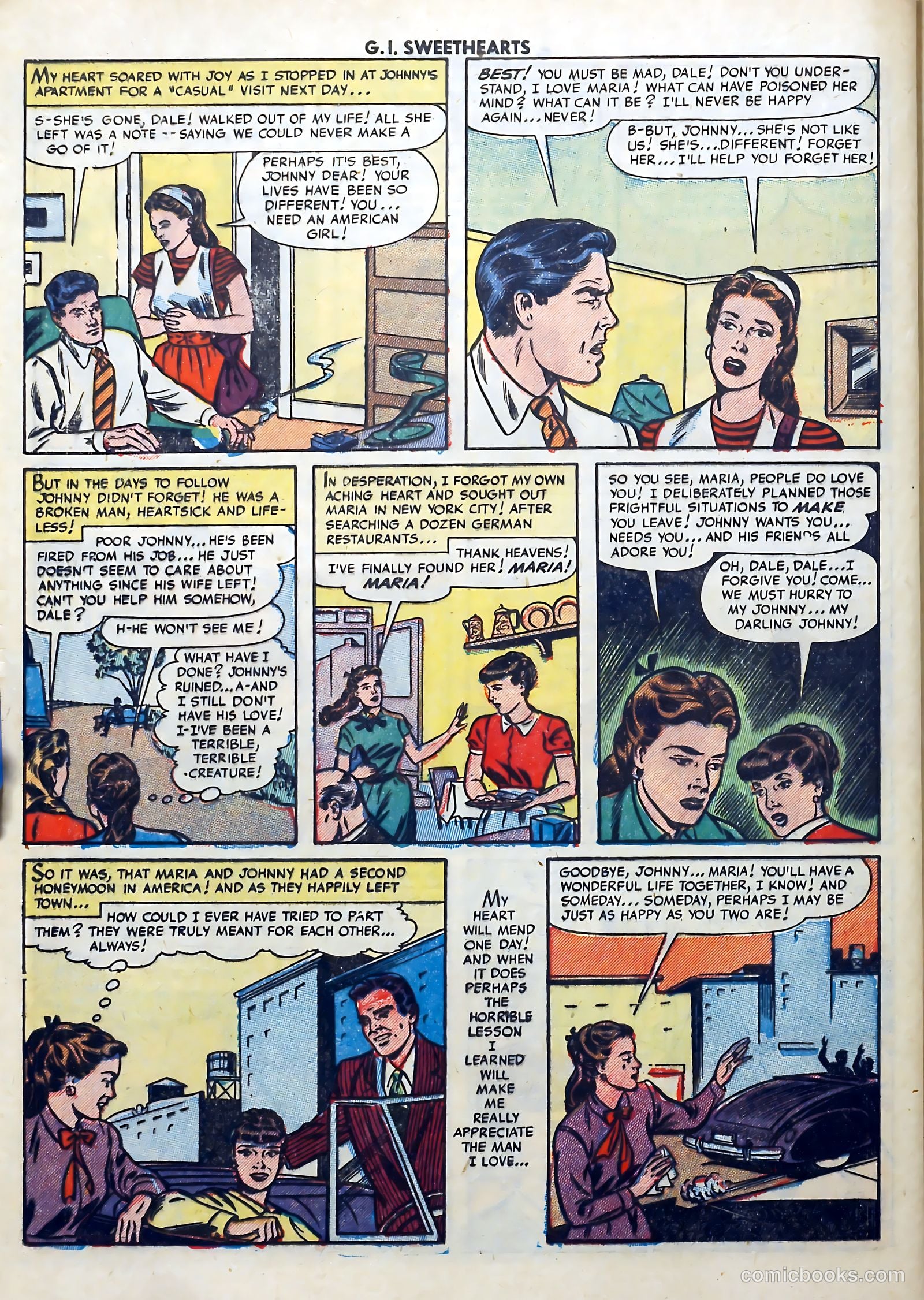 G.I. Sweethearts #33 (1953) — page 32 of 36