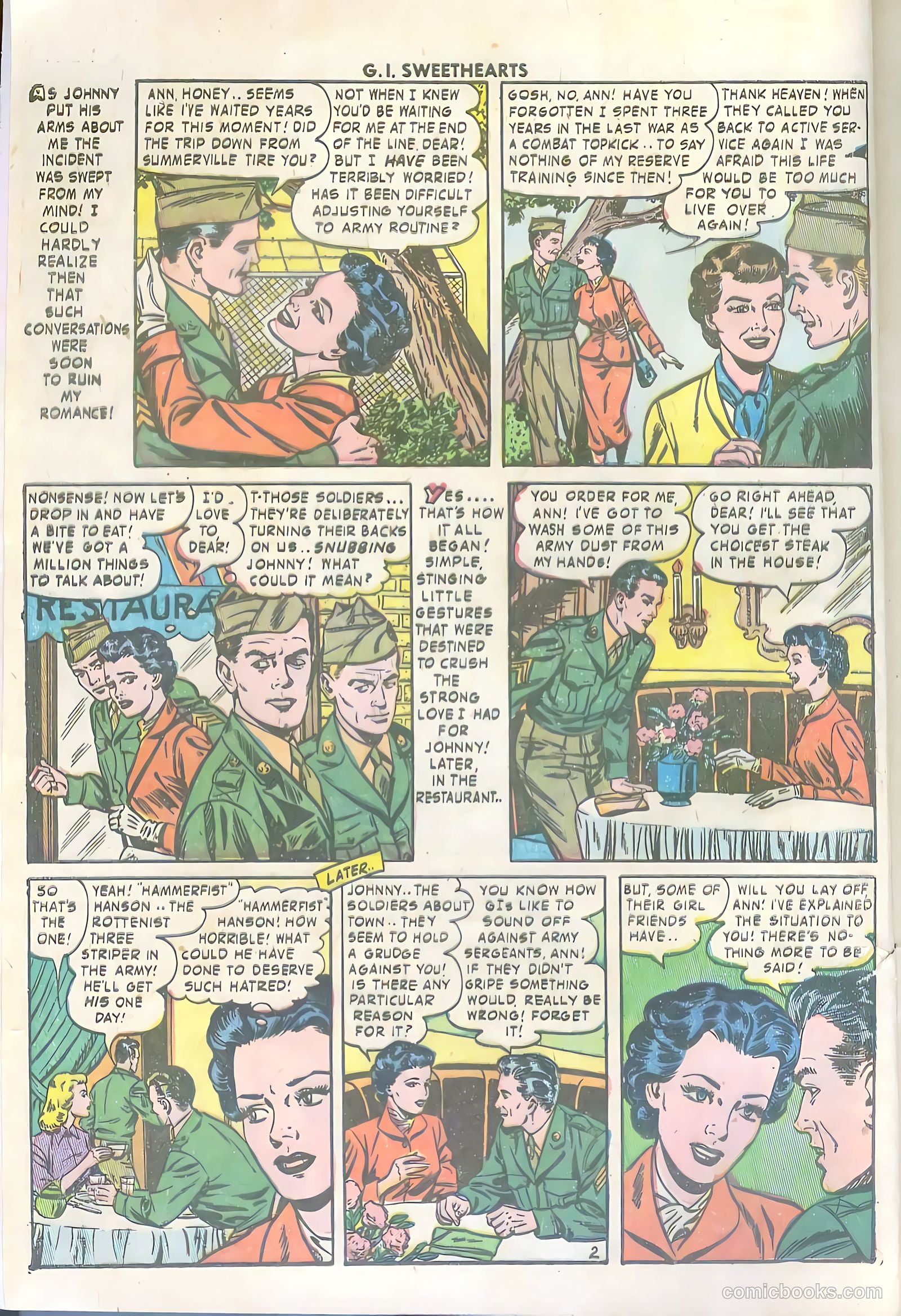 G.I. Sweethearts #34 (1953) — page 4 of 36