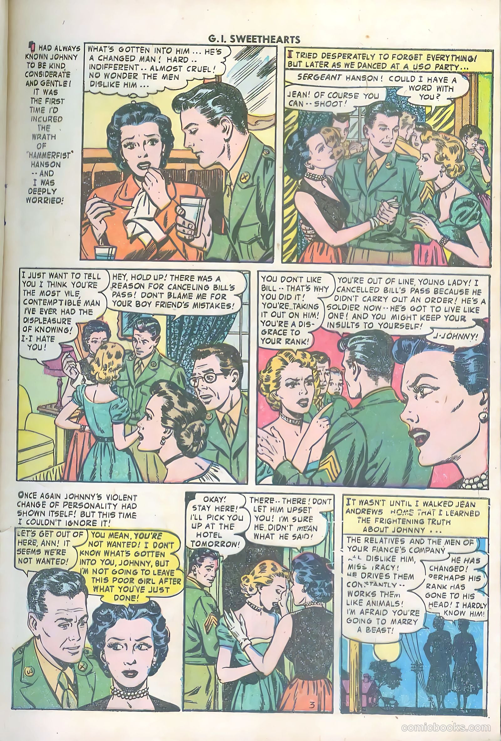 G.I. Sweethearts #34 (1953) — page 5 of 36