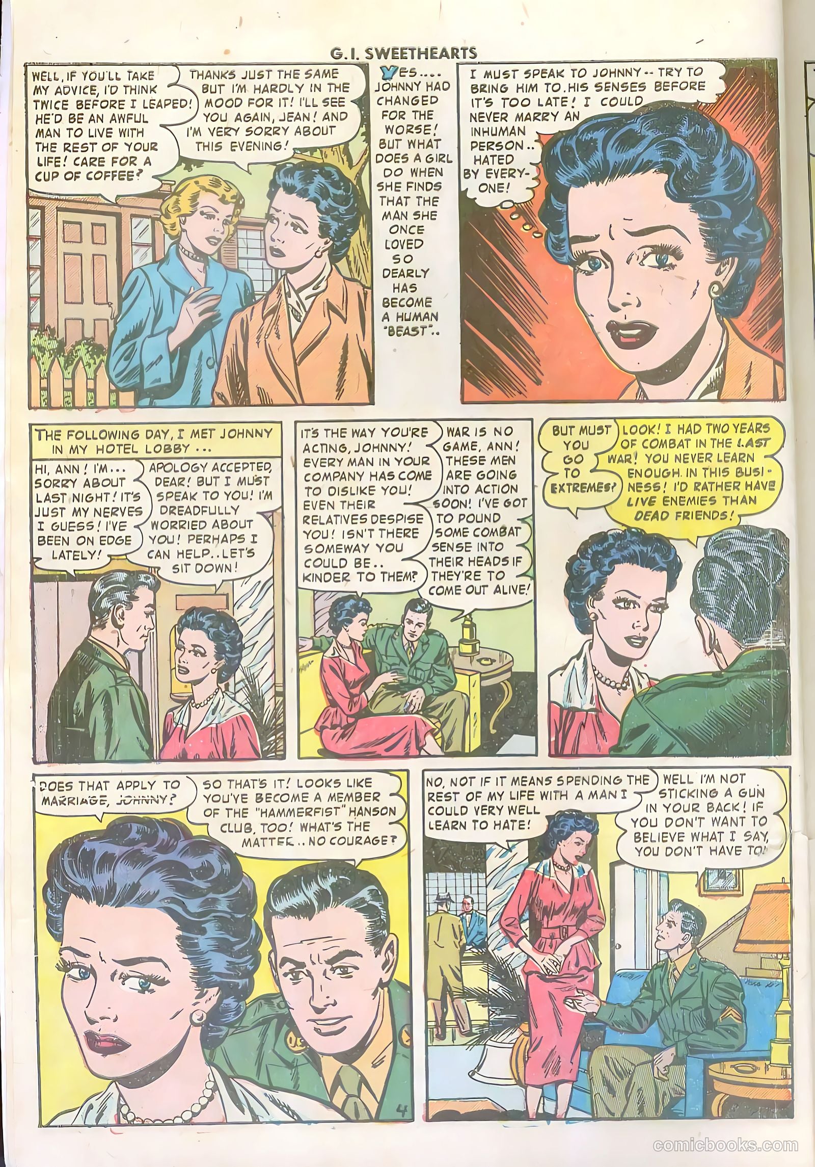 G.I. Sweethearts #34 (1953) — page 6 of 36
