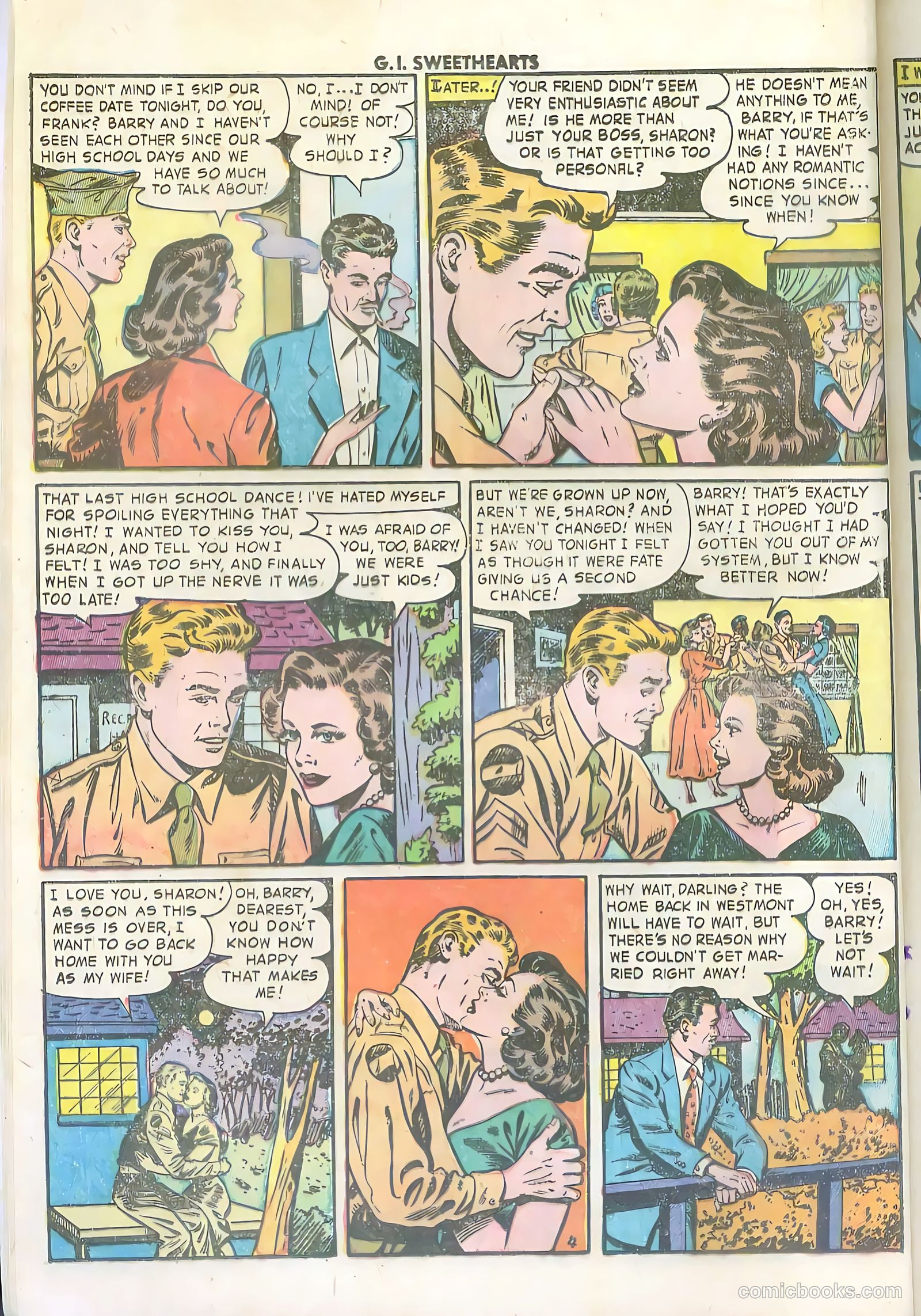 G.I. Sweethearts #34 (1953) — page 12 of 36
