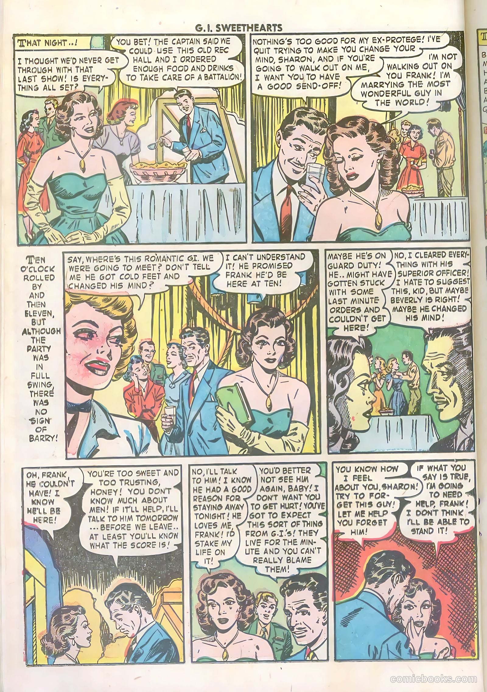 G.I. Sweethearts #34 (1953) — page 14 of 36