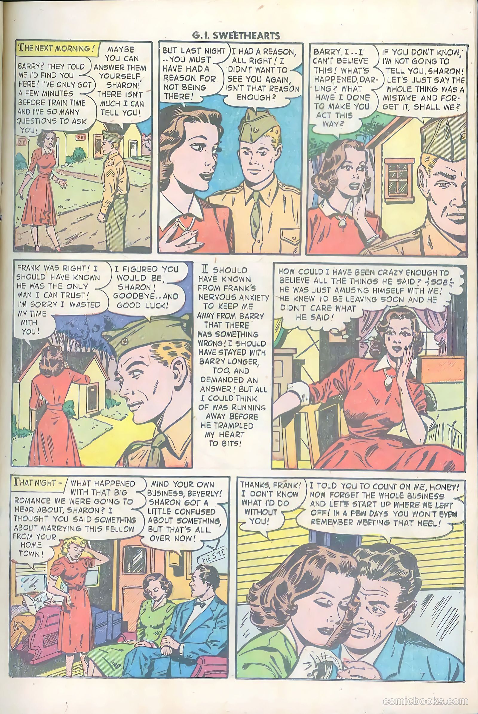 G.I. Sweethearts #34 (1953) — page 15 of 36