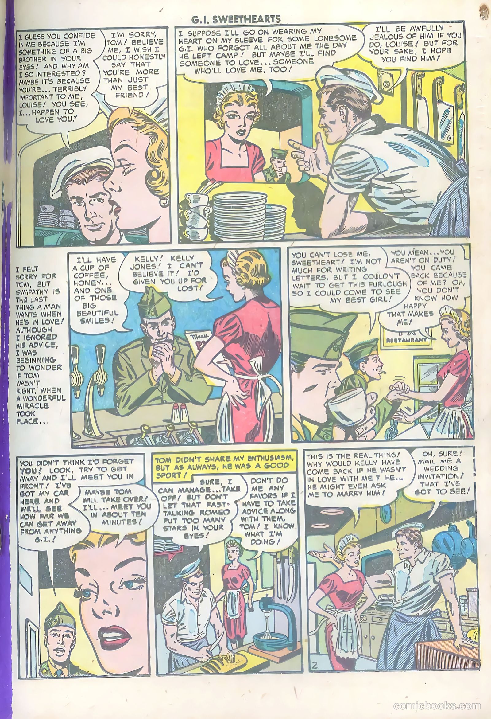 G.I. Sweethearts #34 (1953) — page 19 of 36