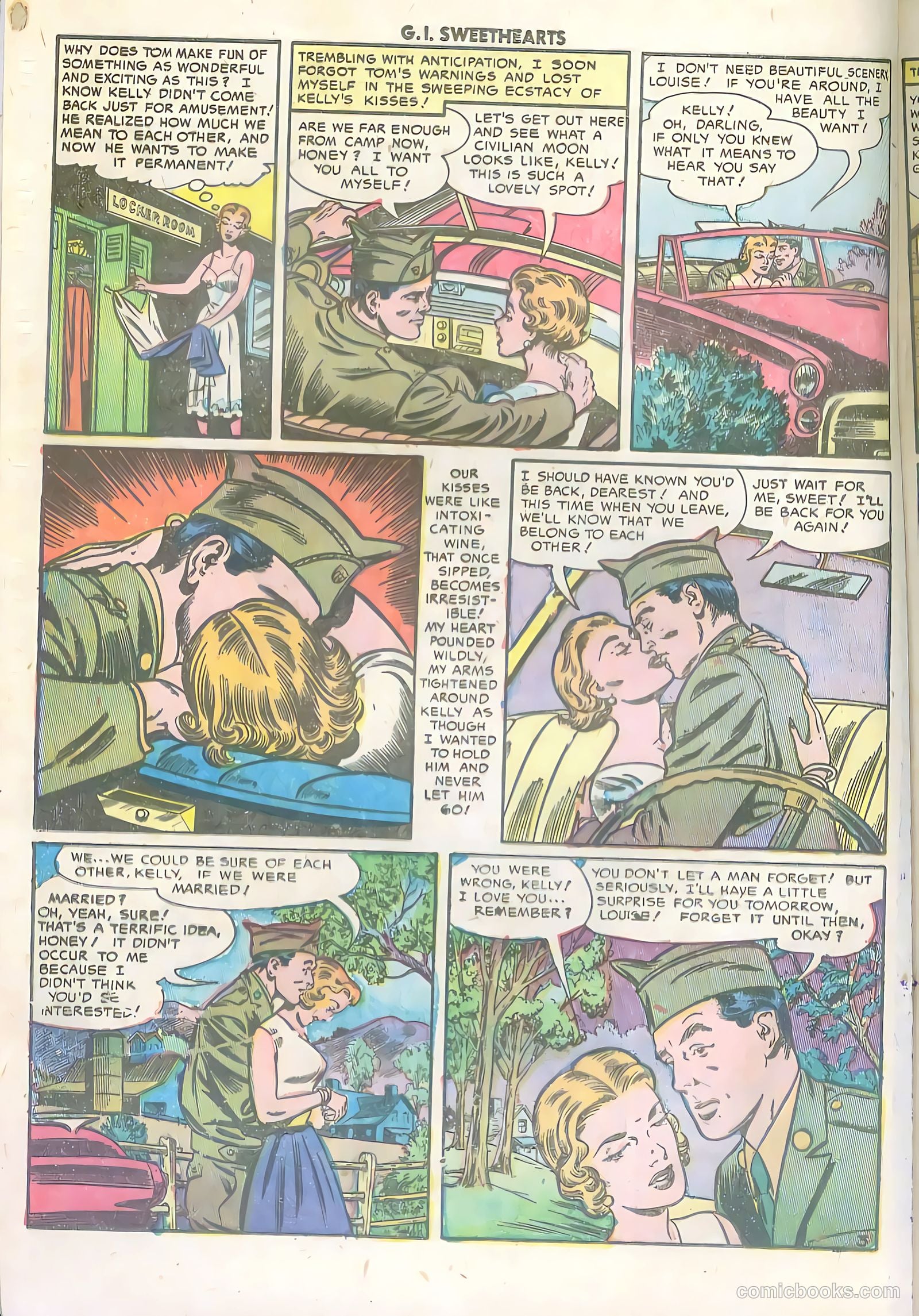 G.I. Sweethearts #34 (1953) — page 20 of 36