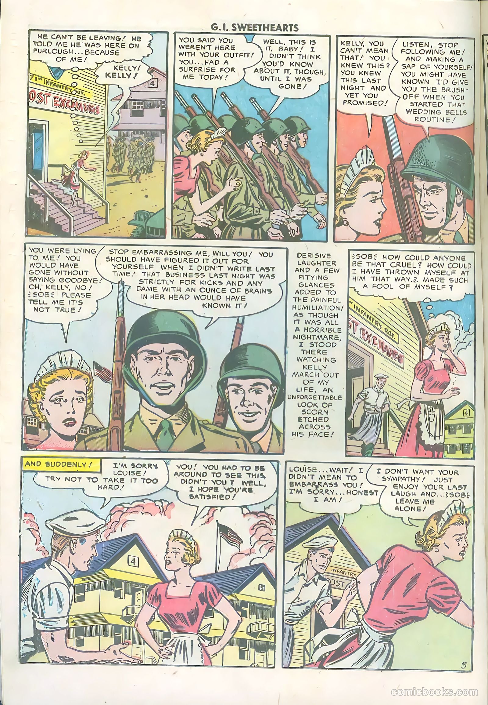 G.I. Sweethearts #34 (1953) — page 22 of 36