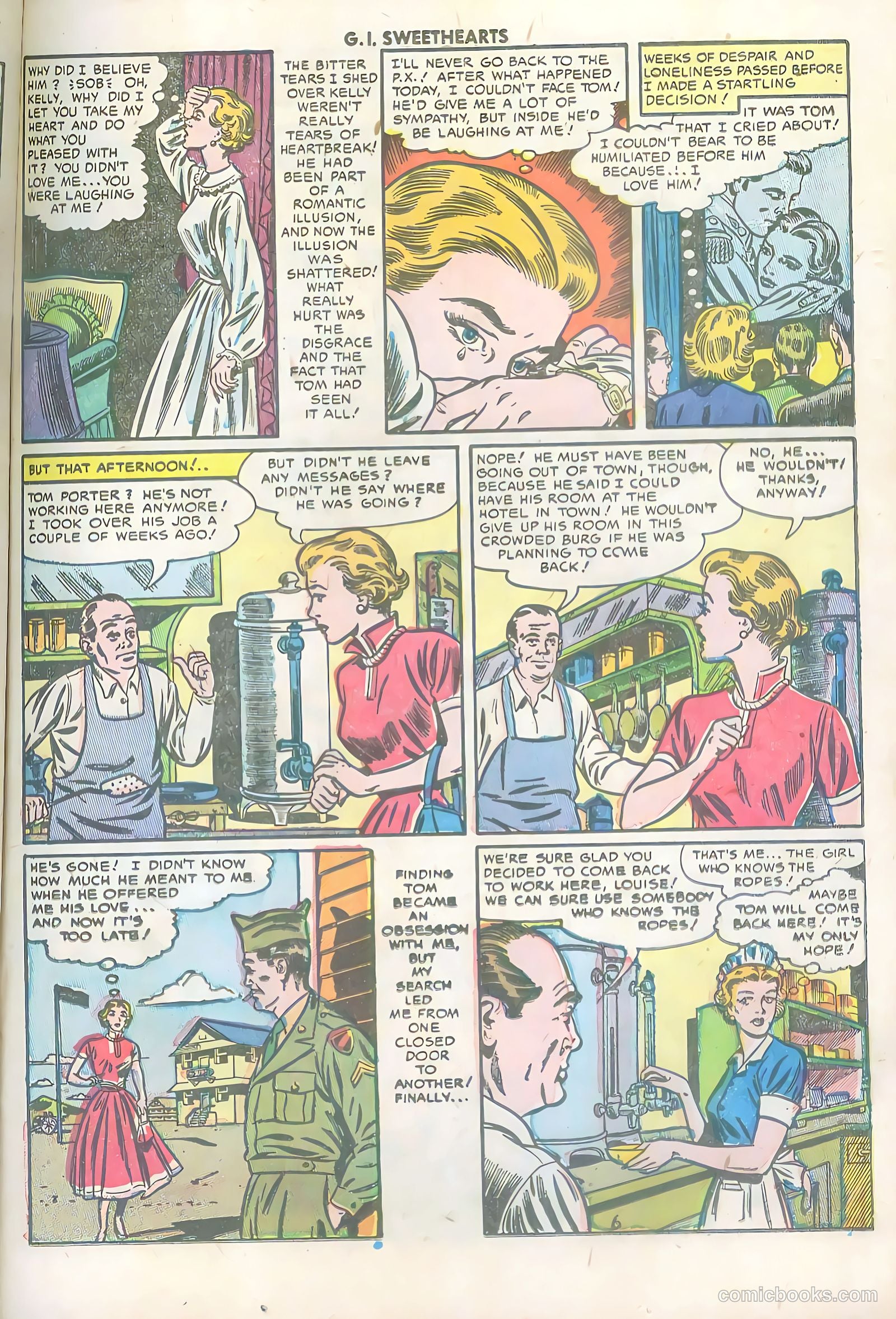 G.I. Sweethearts #34 (1953) — page 23 of 36