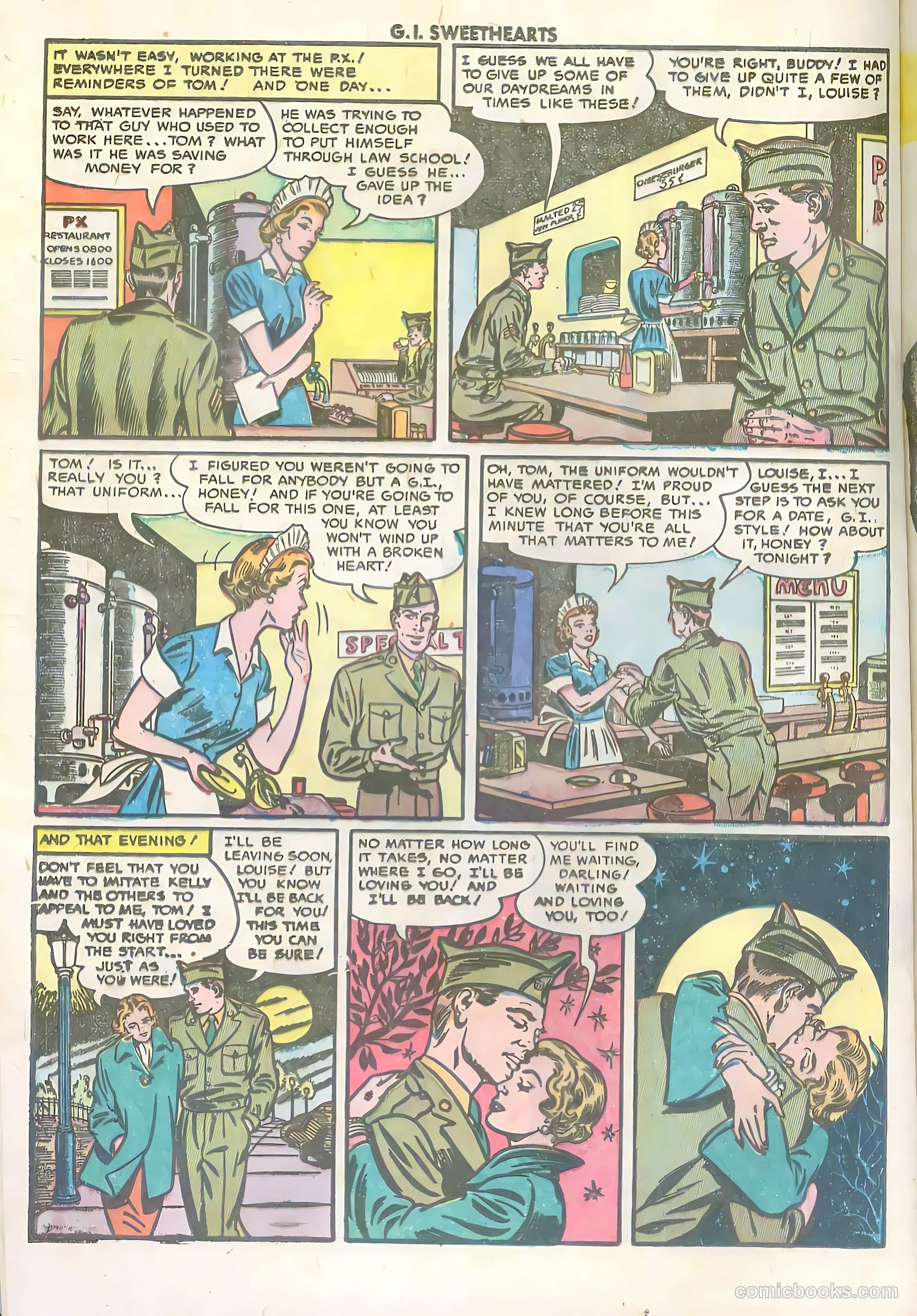 G.I. Sweethearts #34 (1953) — page 24 of 36