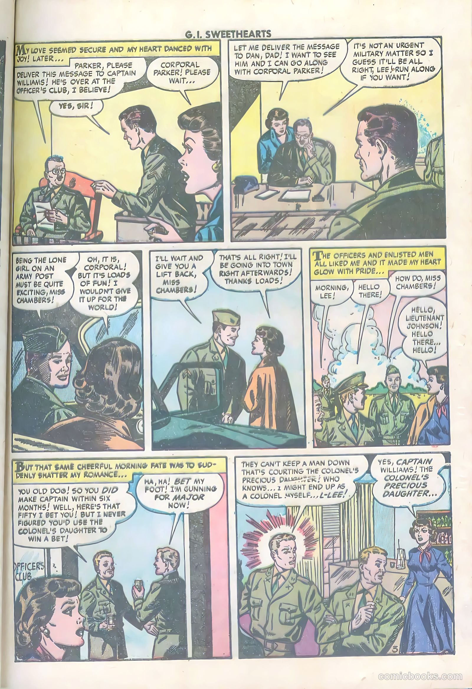 G.I. Sweethearts #34 (1953) — page 29 of 36