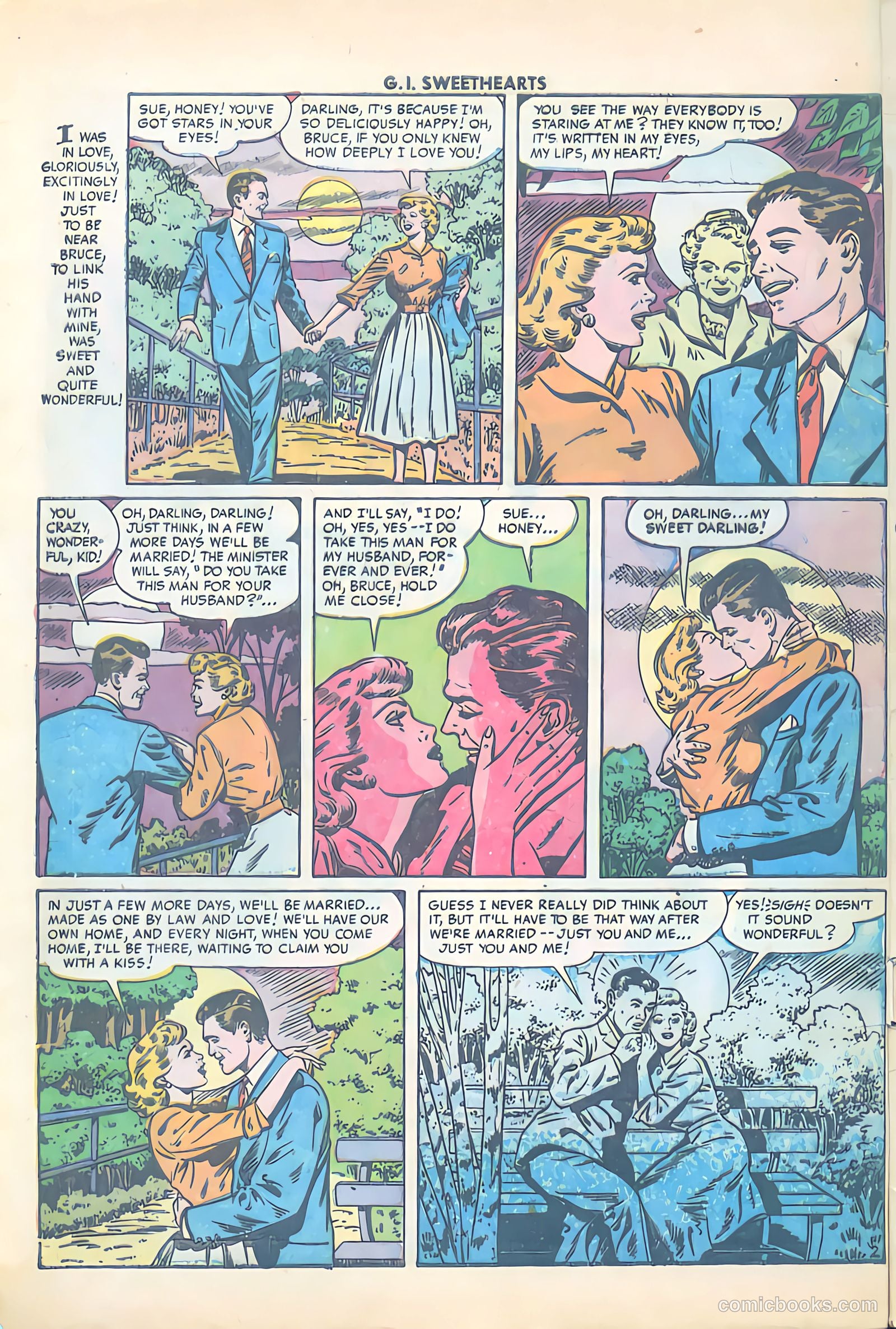 G.I. Sweethearts #35 (1953) — page 4 of 36