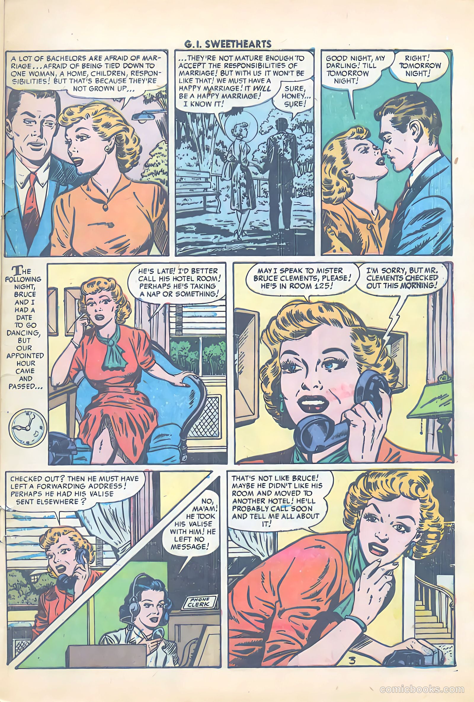 G.I. Sweethearts #35 (1953) — page 5 of 36