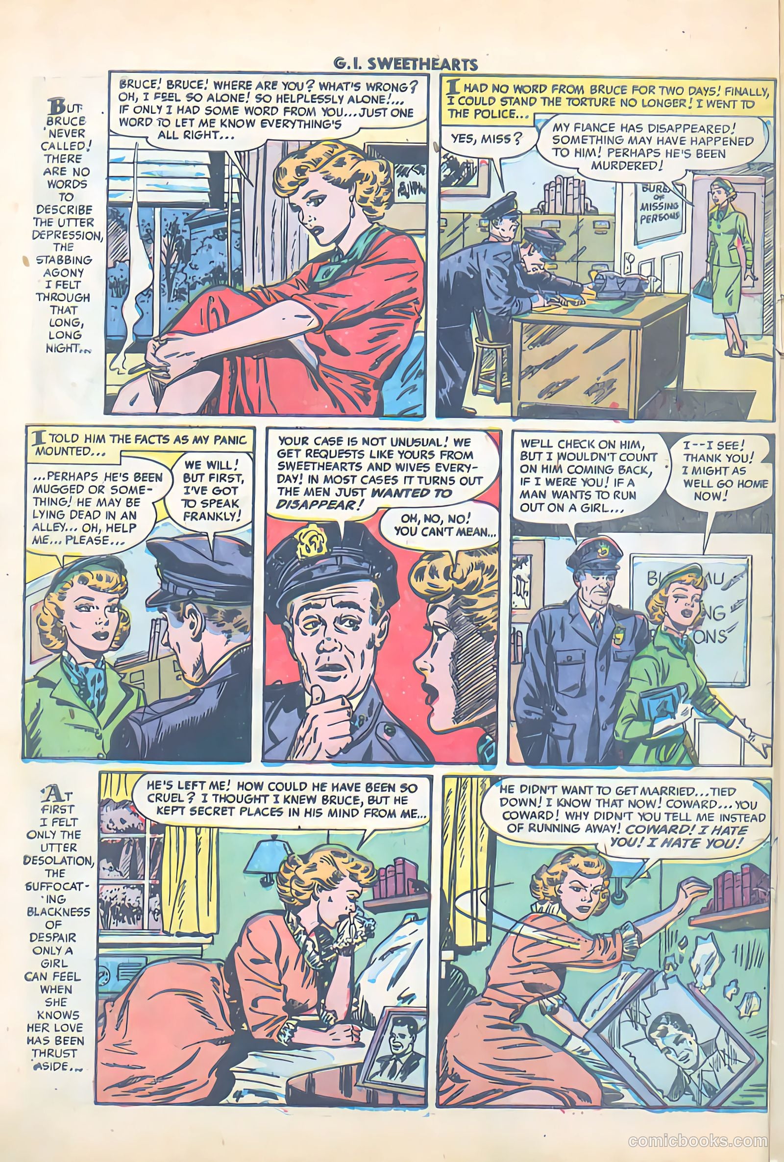 G.I. Sweethearts #35 (1953) — page 6 of 36