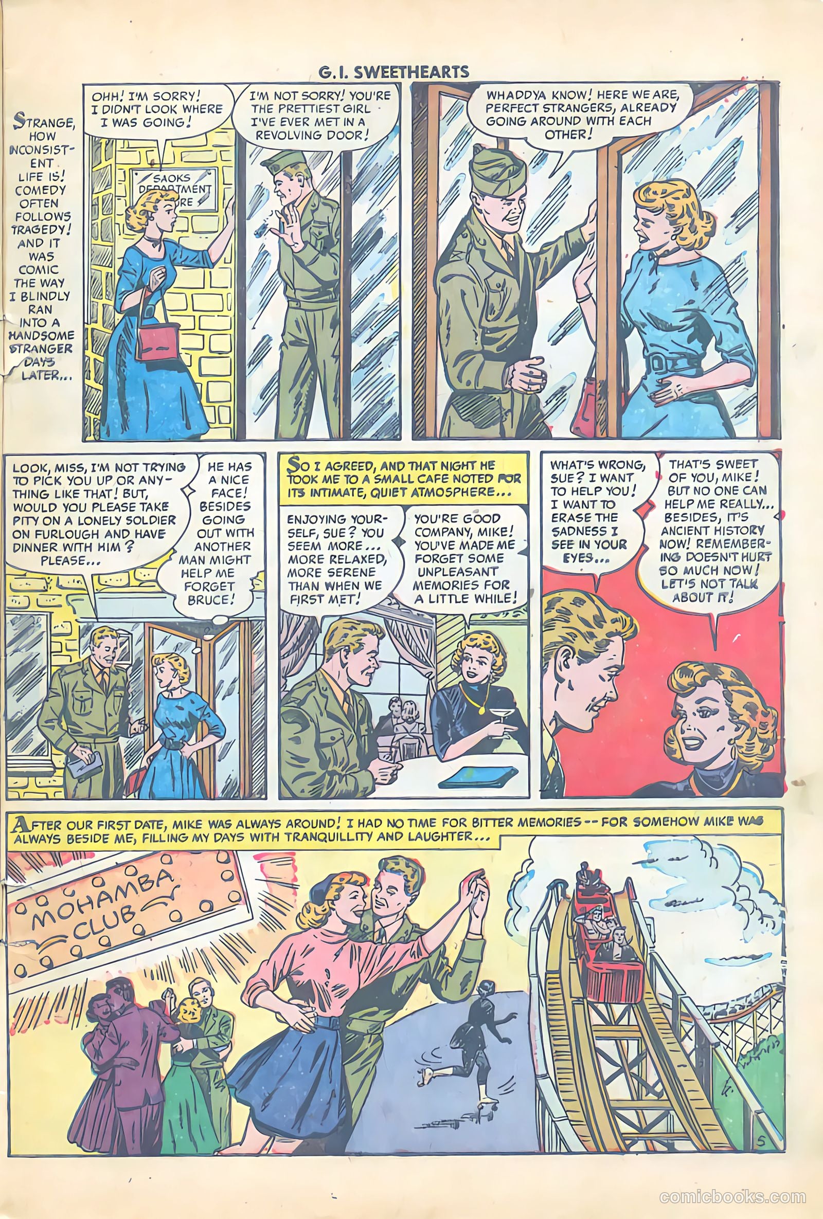 G.I. Sweethearts #35 (1953) — page 7 of 36