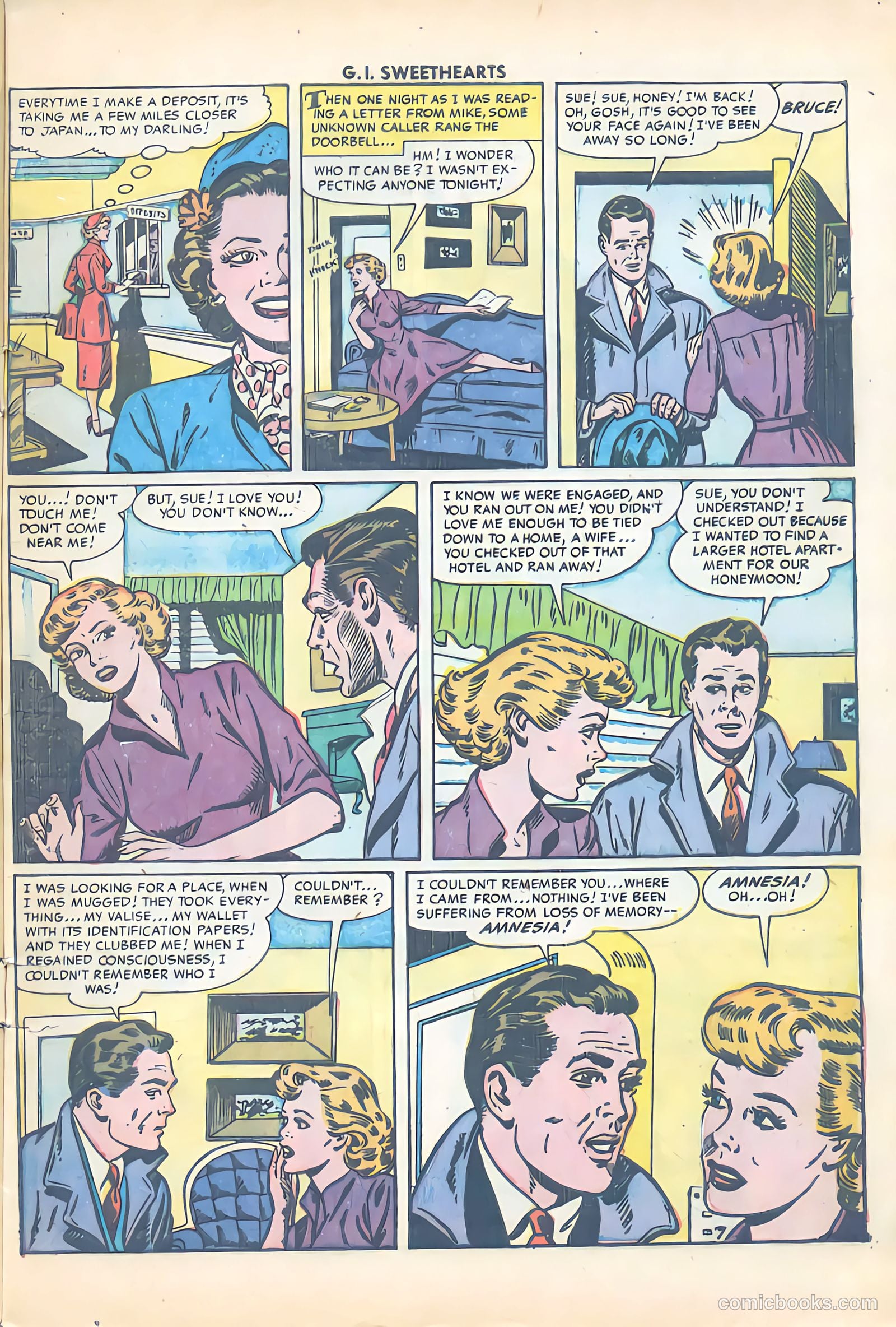 G.I. Sweethearts #35 (1953) — page 9 of 36