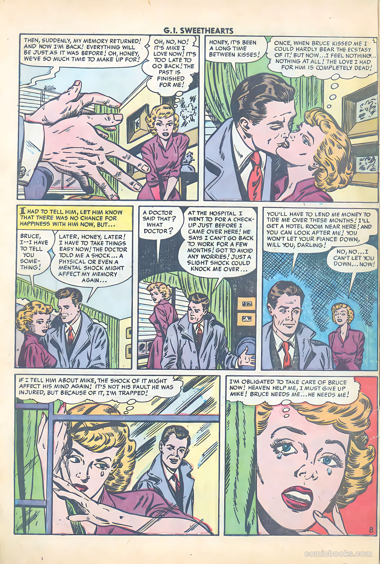 G.I. Sweethearts #35 (1953) — page 10 of 36
