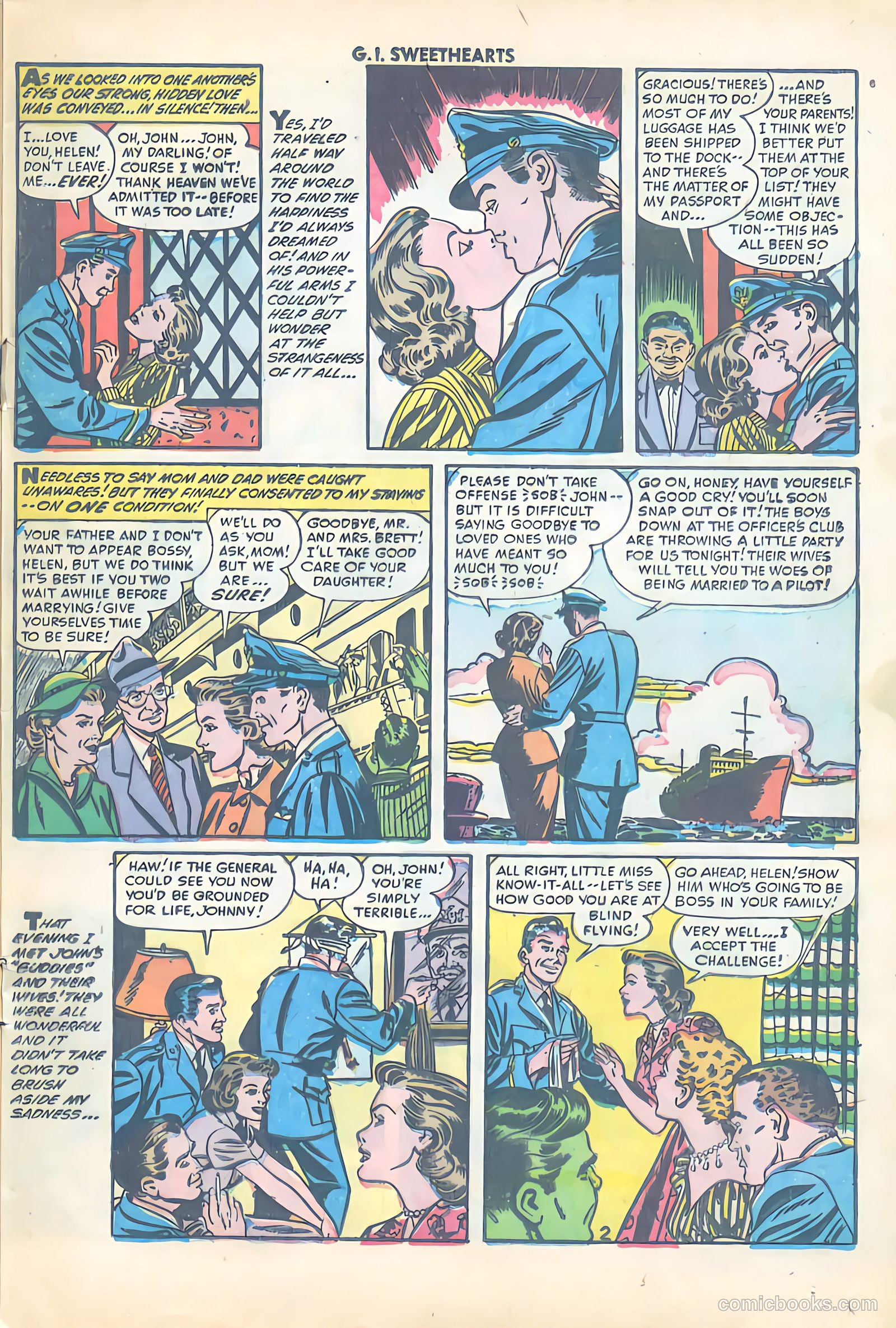 G.I. Sweethearts #35 (1953) — page 13 of 36