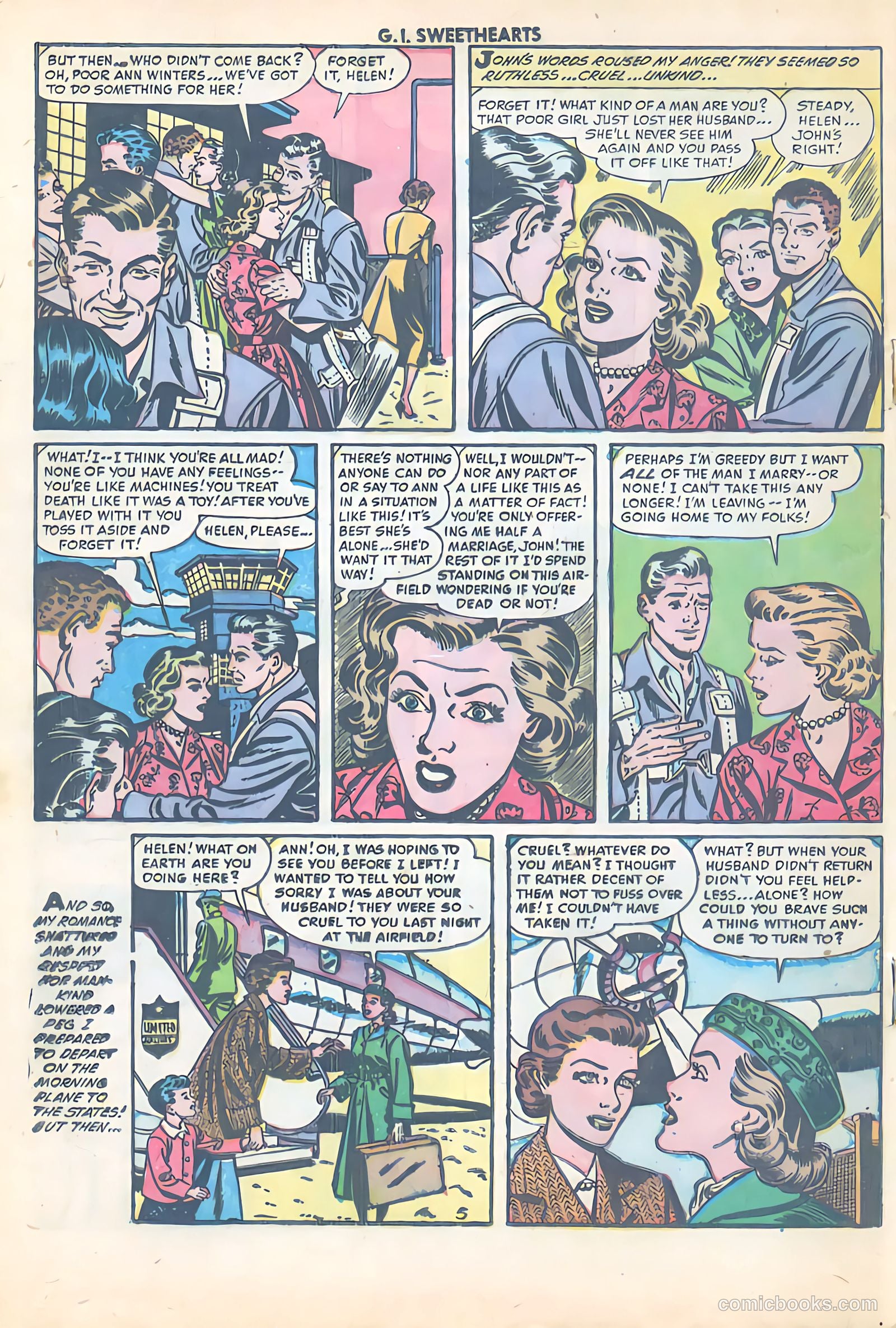 G.I. Sweethearts #35 (1953) — page 16 of 36