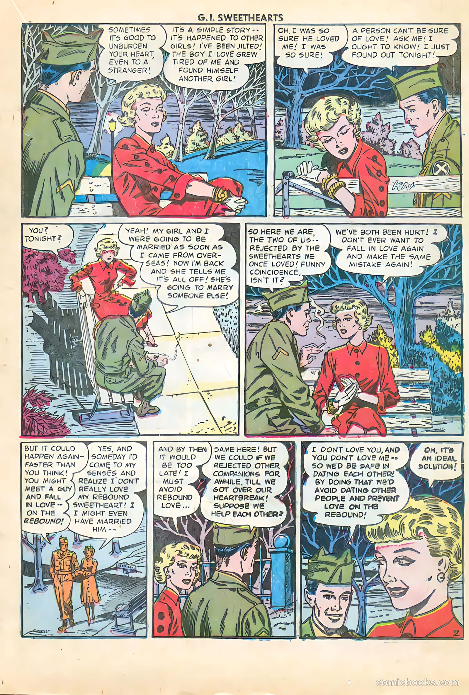 G.I. Sweethearts #35 (1953) — page 19 of 36