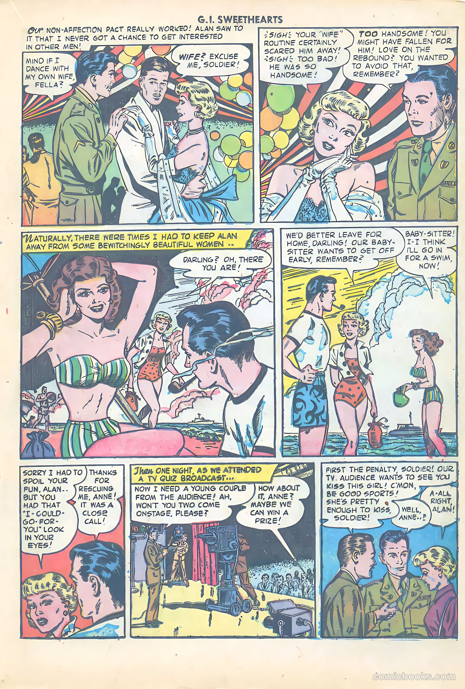 G.I. Sweethearts #35 (1953) — page 21 of 36