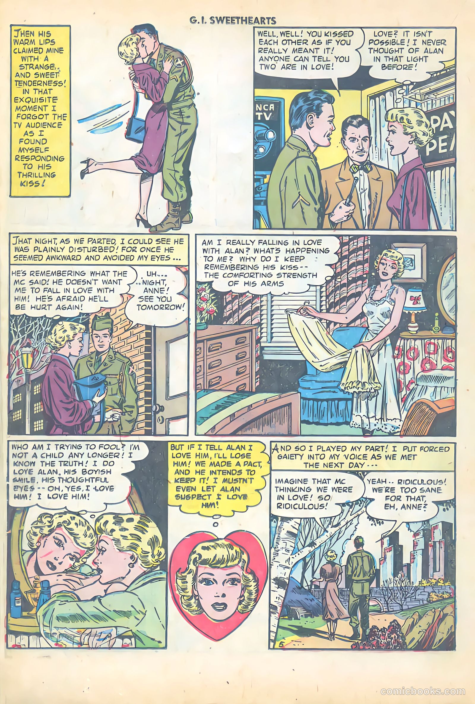 G.I. Sweethearts #35 (1953) — page 22 of 36
