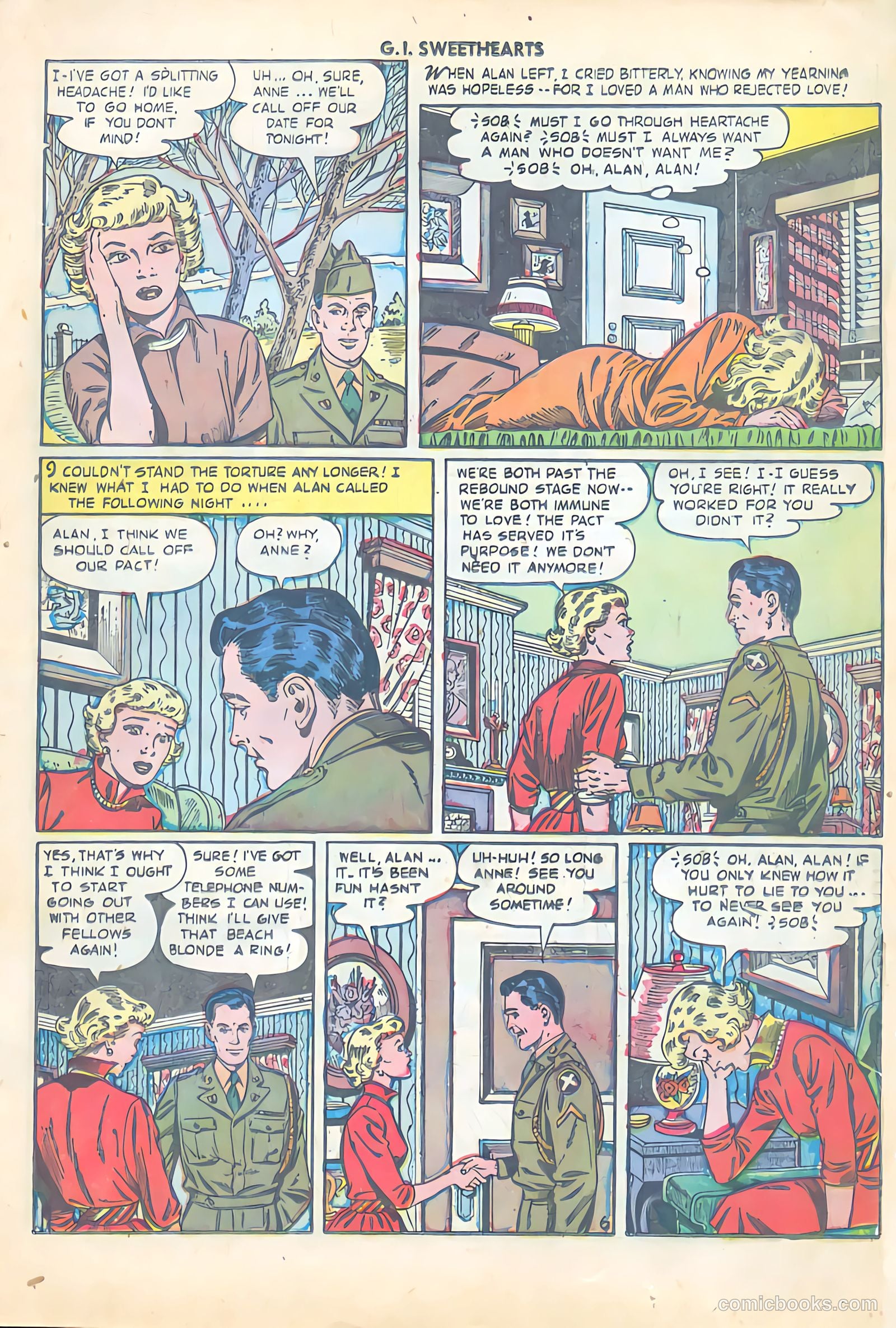 G.I. Sweethearts #35 (1953) — page 23 of 36